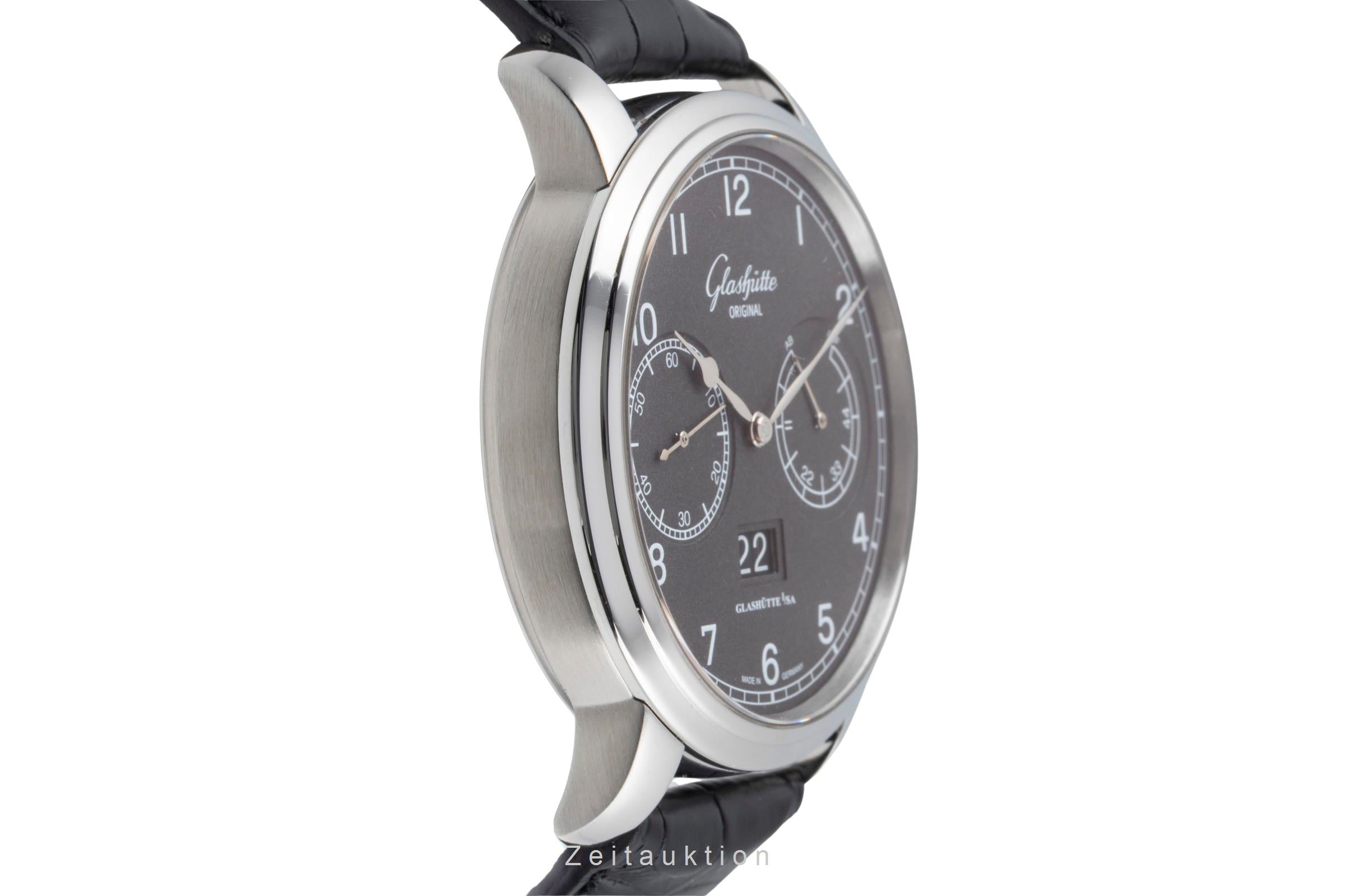 Glashütte Senator acier automatique montre pour hommes 100-14-02-02-04  [2505548]
