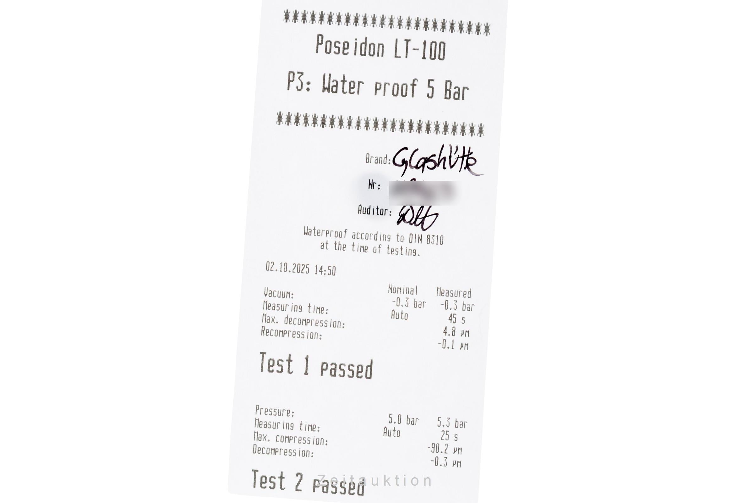 Glashütte Senator acier automatique montre pour hommes 100-14-02-02-04  [2505548]