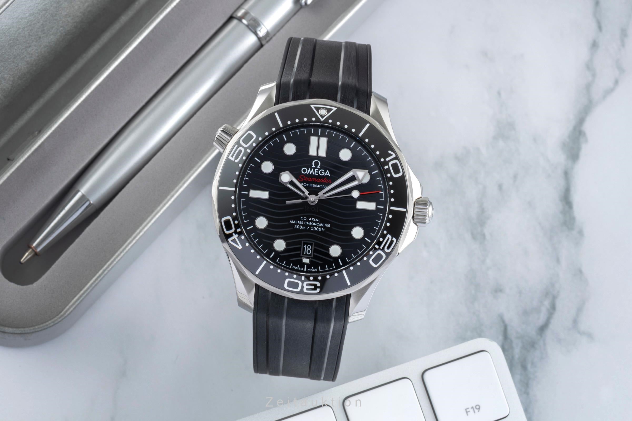 Omega Seamaster steel automatic men's watch 210.32.42.20.01.001 LP: 6100EUR  [2505554]