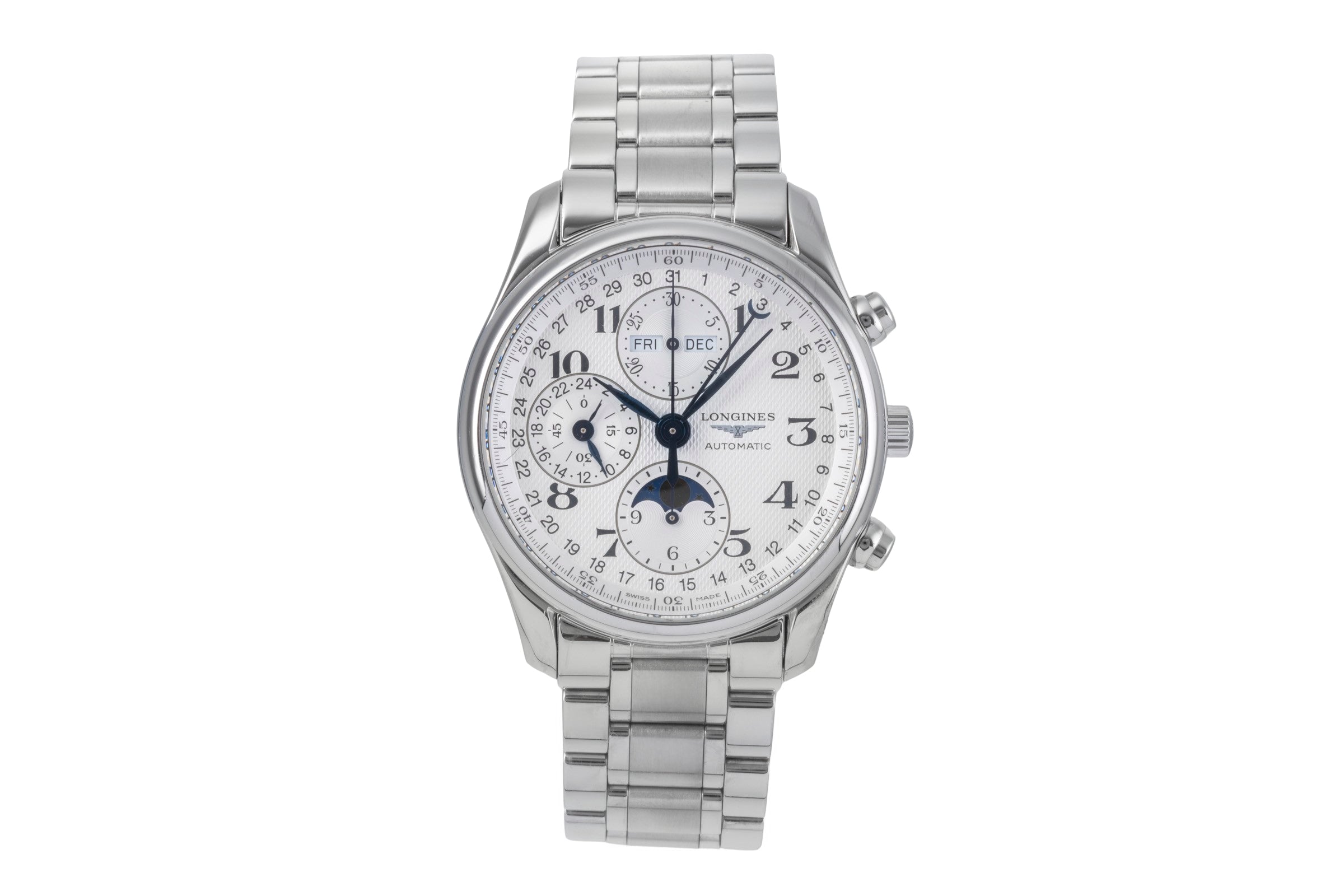 Longines Master Collection chronographe acier automatique montre pour hommes L2.673.4.78.6  [2505555]