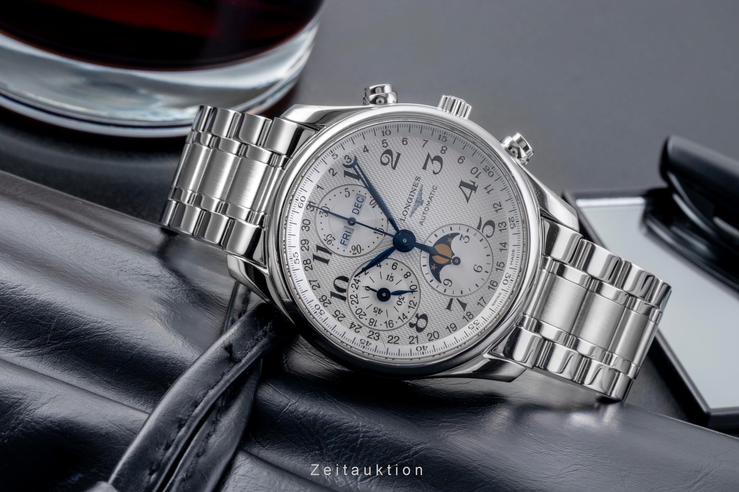 Longines Master Collection chronographe acier automatique montre pour hommes L2.673.4.78.6  [2505555]