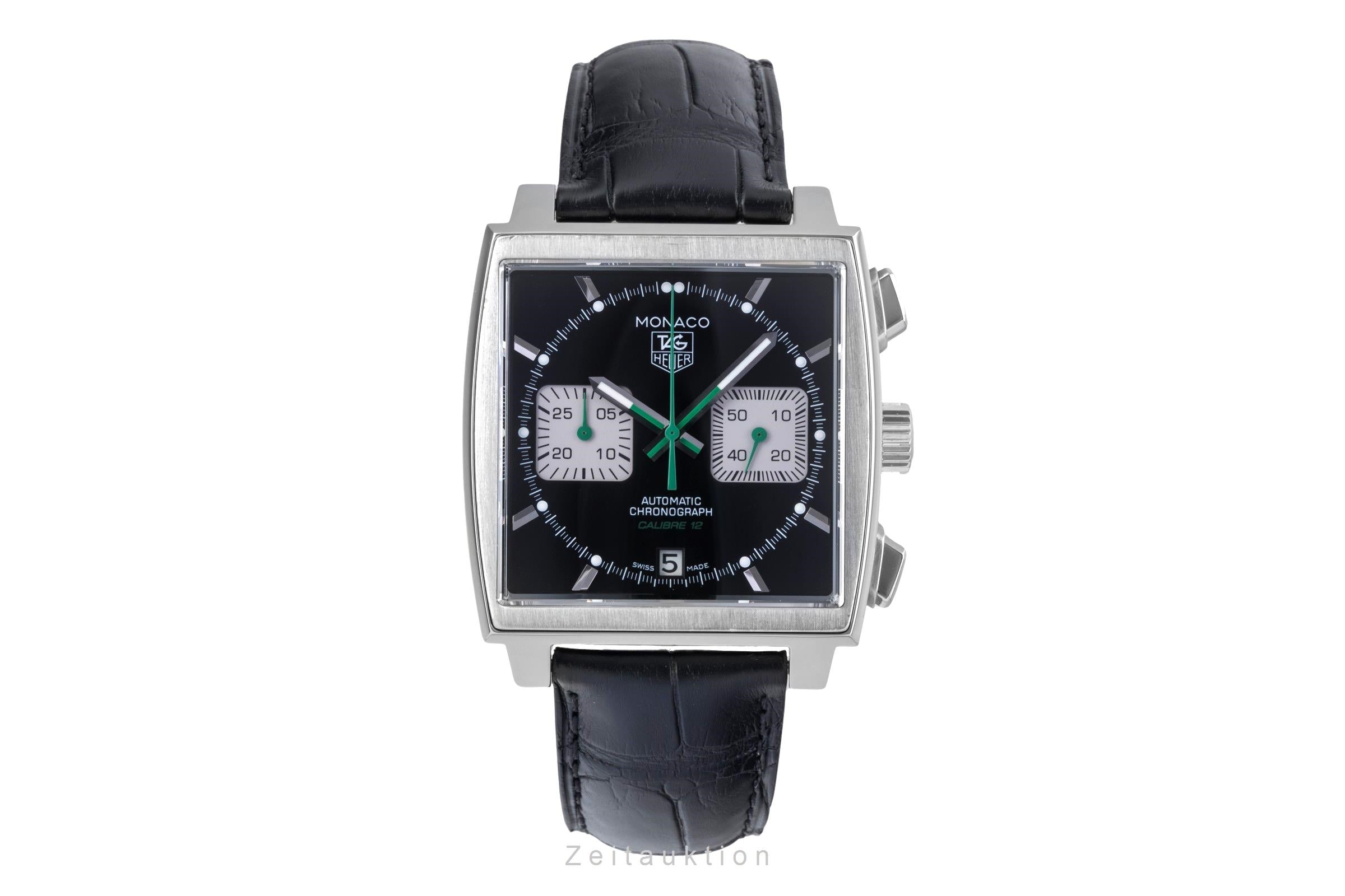 Tag Heuer Monaco chronographe acier automatique montre pour hommes CAW2117  [2505559]