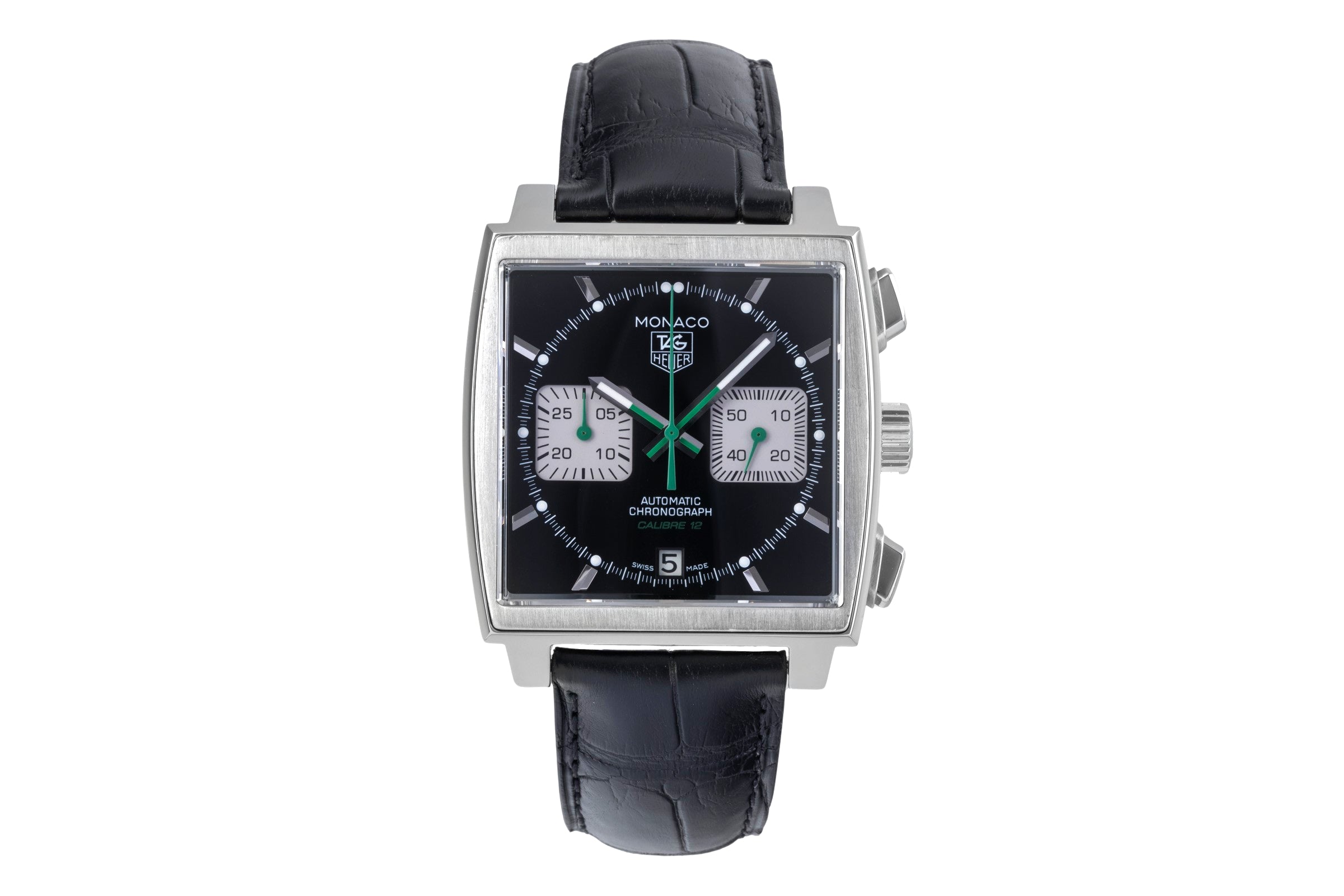 Tag Heuer Monaco chronographe acier automatique montre pour hommes CAW2117  [2505559]
