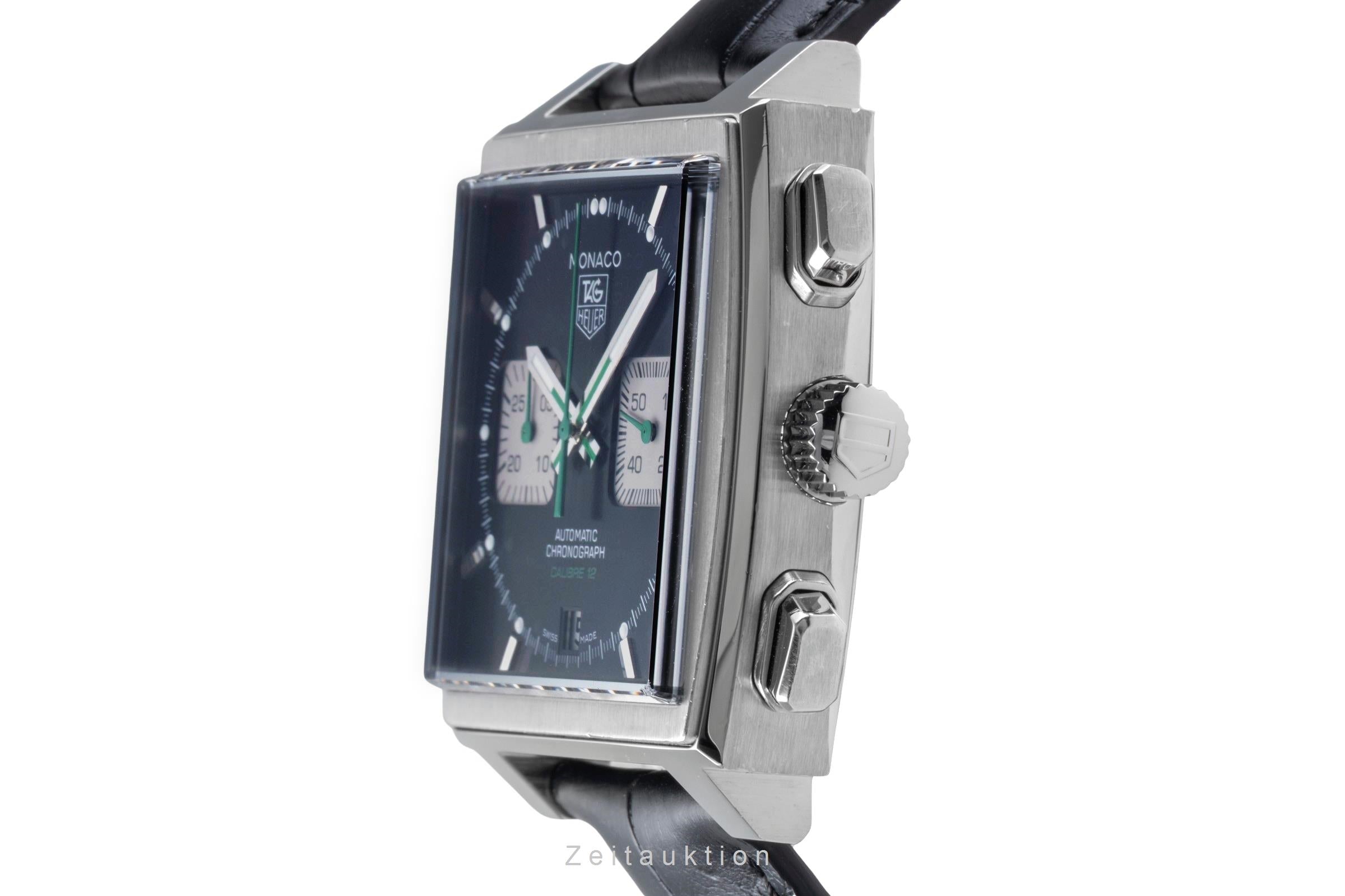 Tag Heuer Monaco chronographe acier automatique montre pour hommes CAW2117  [2505559]