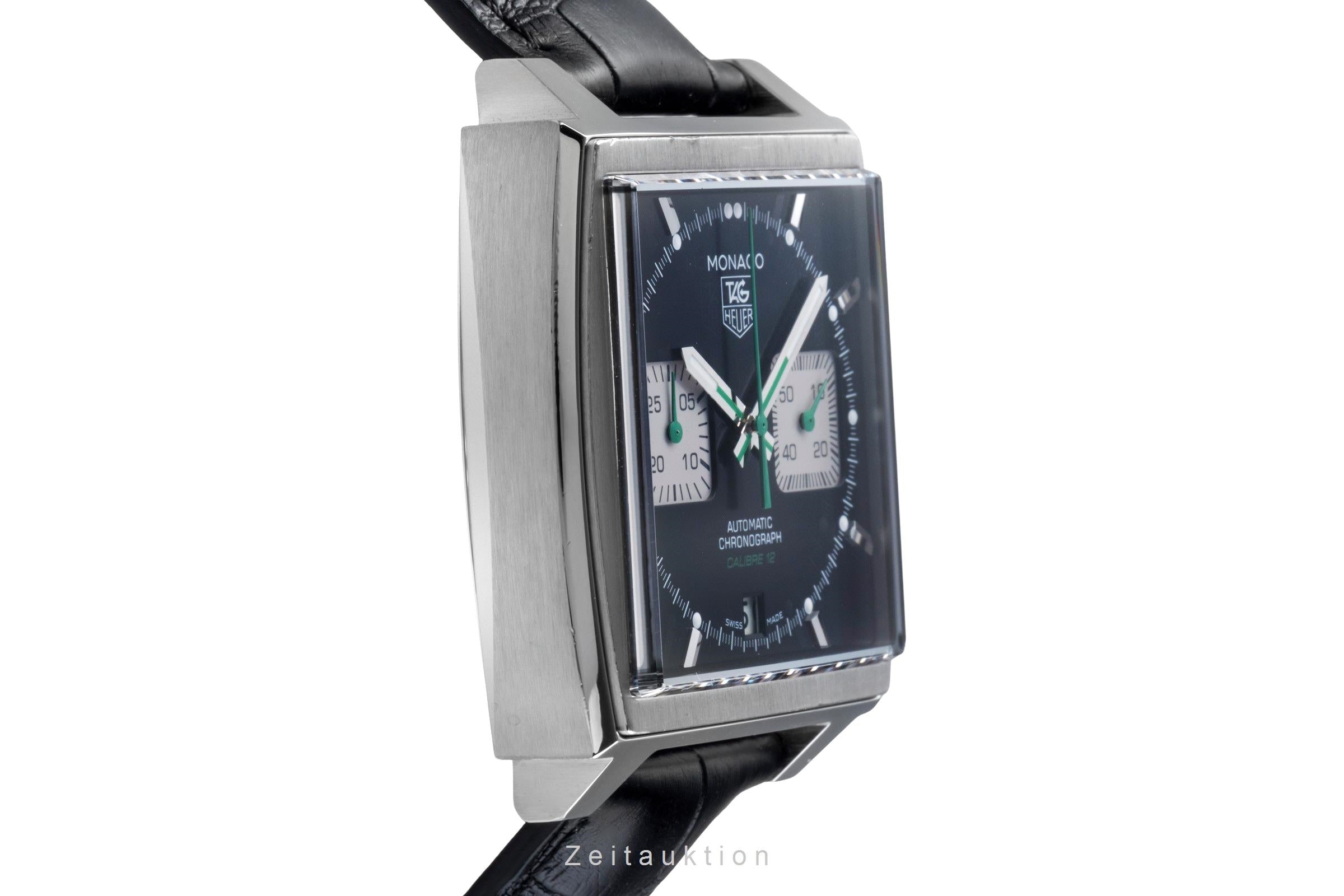 Tag Heuer Monaco chronographe acier automatique montre pour hommes CAW2117  [2505559]