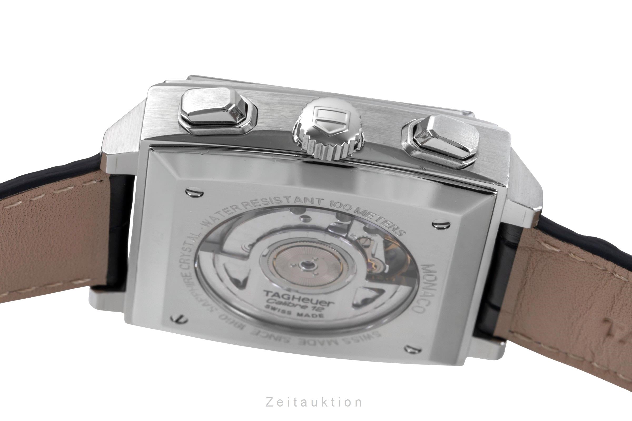 Tag Heuer Monaco chronographe acier automatique montre pour hommes CAW2117  [2505559]