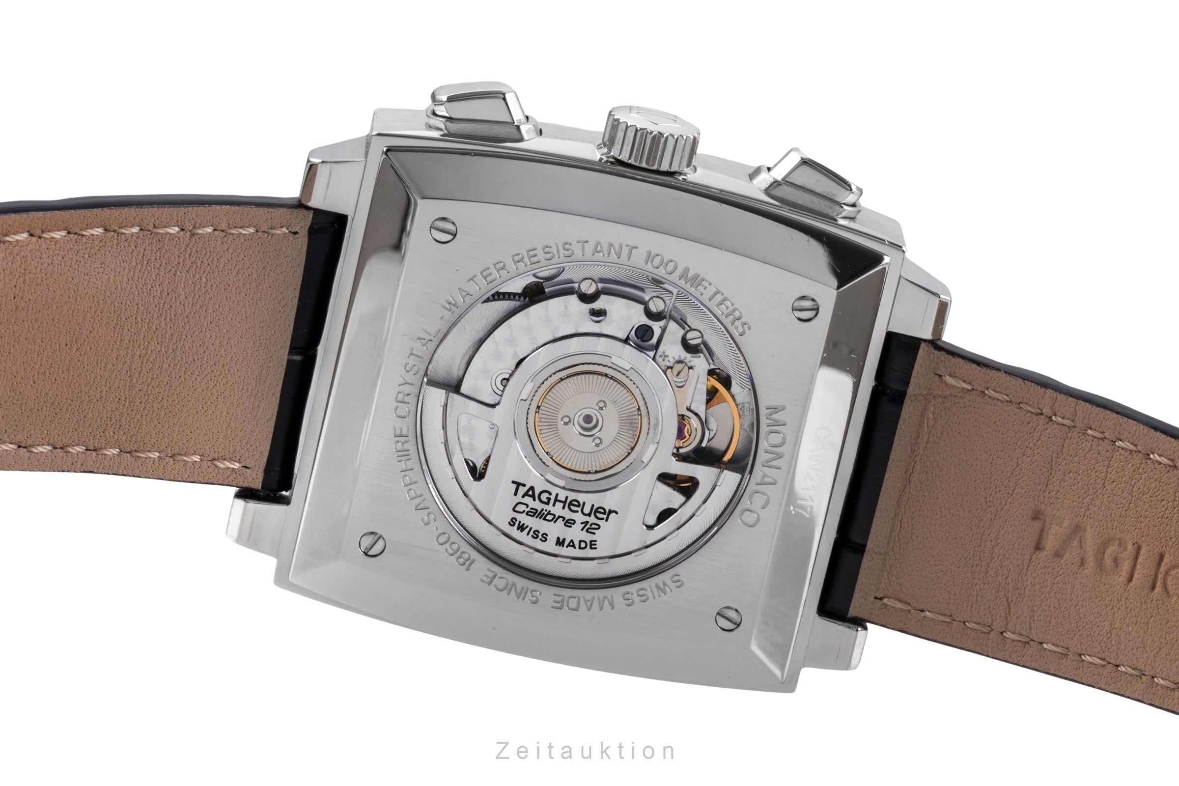 Tag Heuer Monaco chronographe acier automatique montre pour hommes CAW2117  [2505559]