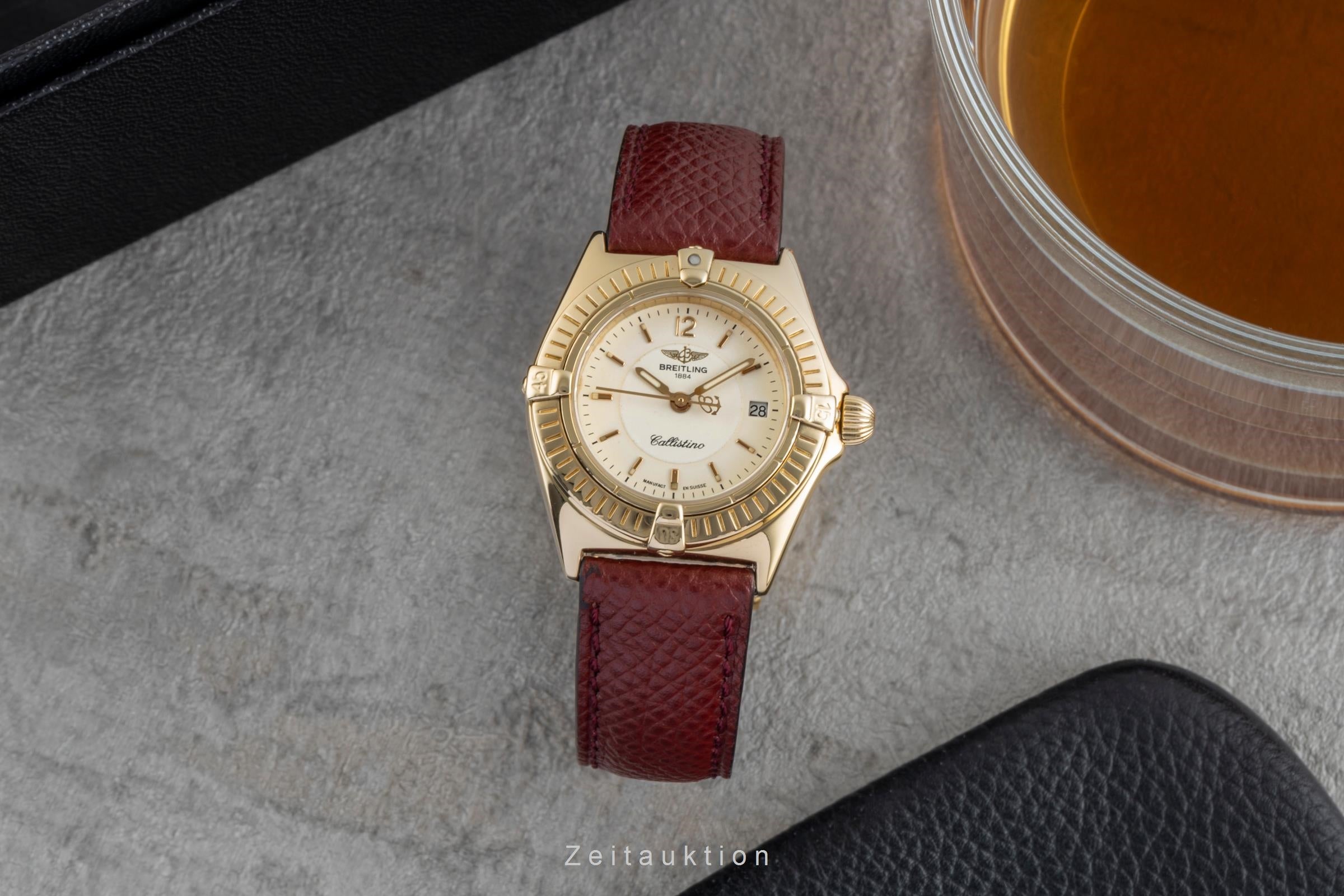 Breitling Callistino 18 ct gold quartz Kal. B52 Ref. K52043 | 2505562