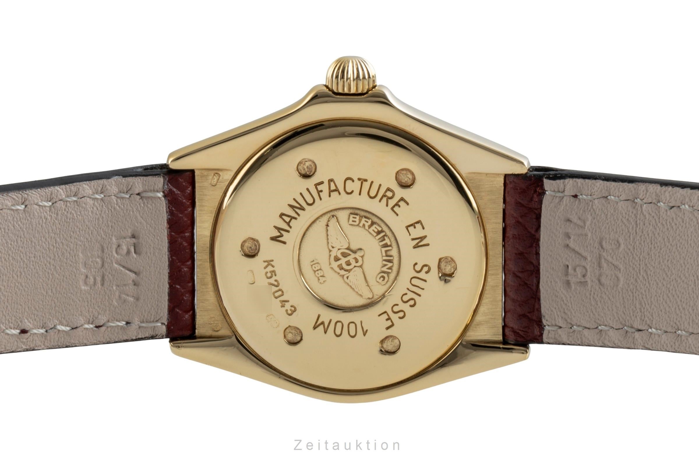 Breitling Callistino or 18 ct quartz montre pour femmes K52043  [2505562]