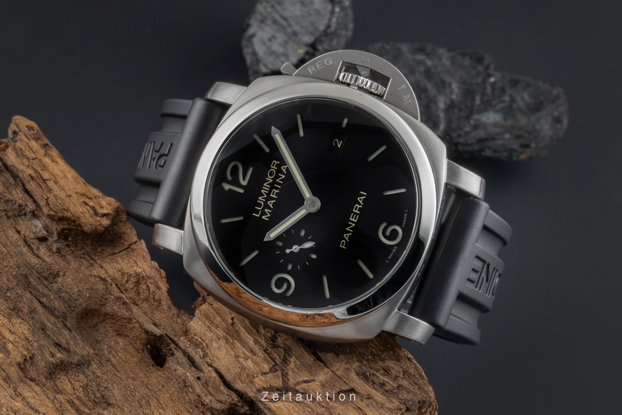 Panerai Luminor Marina acero automático reloj para caballeros PAM00312 LP: 8900EUR  [2505563]