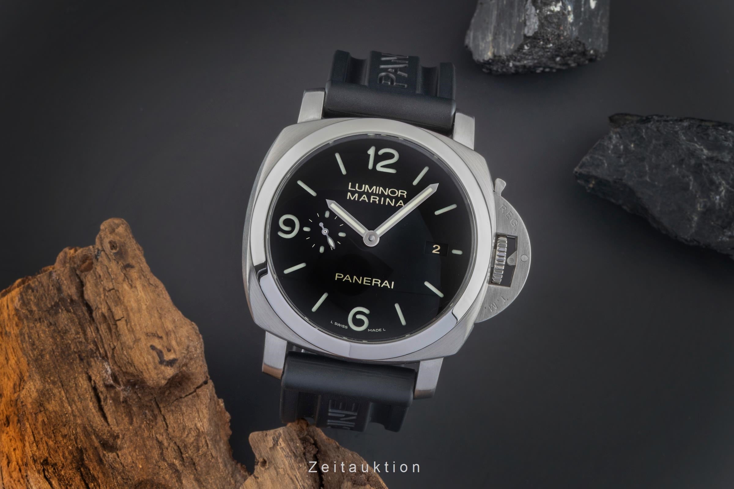Panerai Luminor Marina acero automático reloj para caballeros PAM00312 LP: 8900EUR  [2505563]