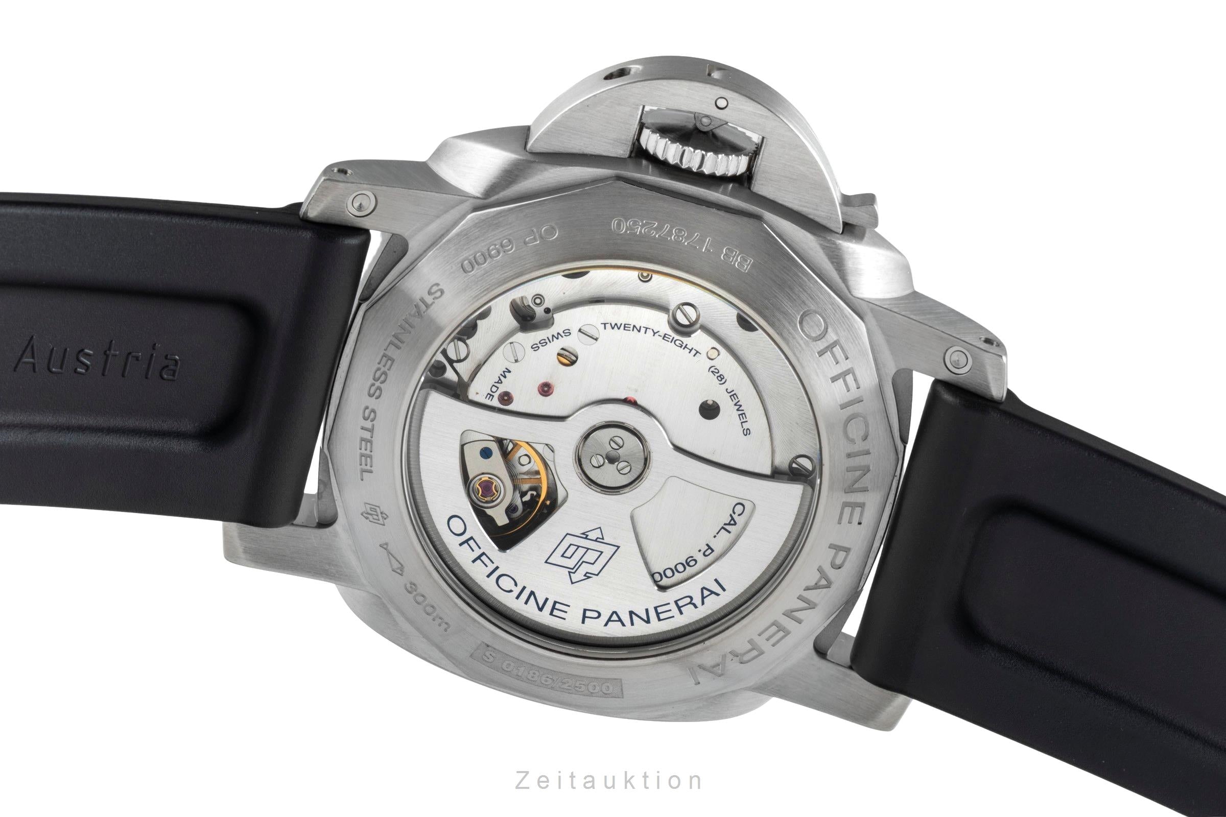 Panerai Luminor Marina acero automático reloj para caballeros PAM00312 LP: 8900EUR  [2505563]