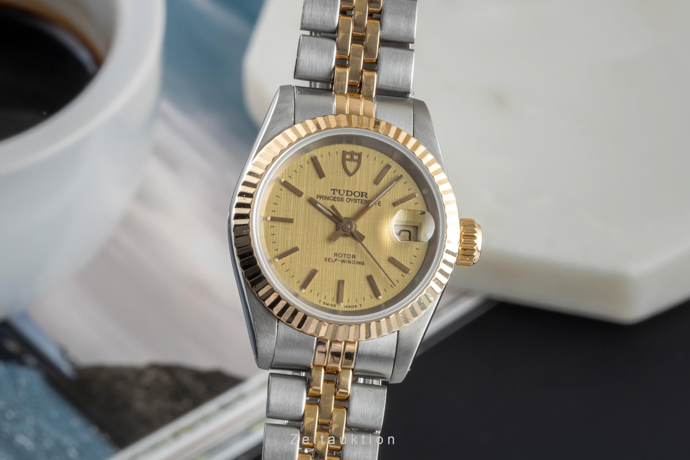 Tudor Princess Oysterdate acero / oro automático reloj para damas  92413  [2505565]