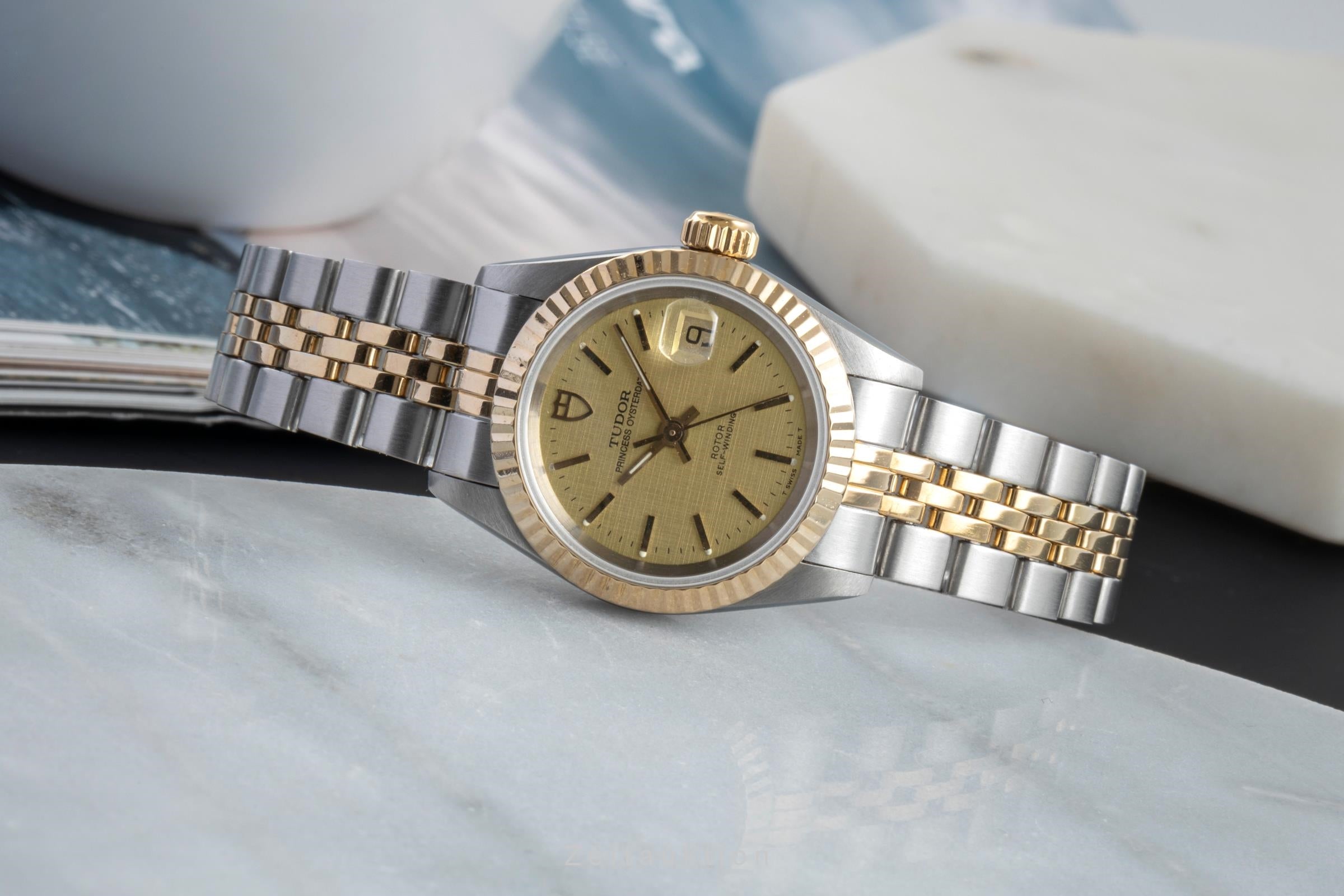 Tudor Princess Oysterdate acero / oro automático reloj para damas  92413  [2505565]