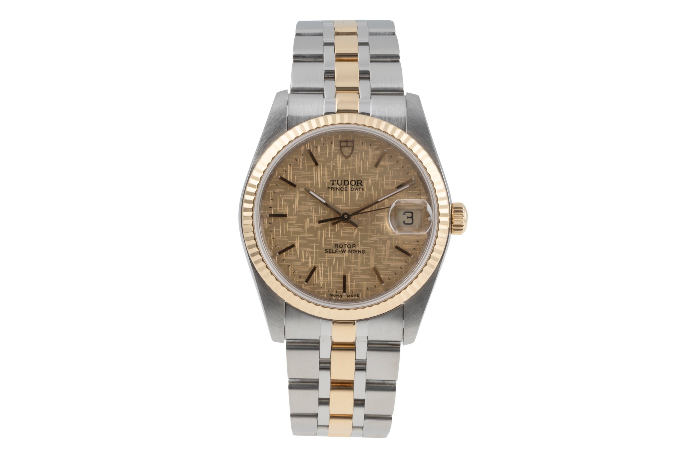 Tudor Prince Date steel / gold automatic men's watch 74033  [2505566]