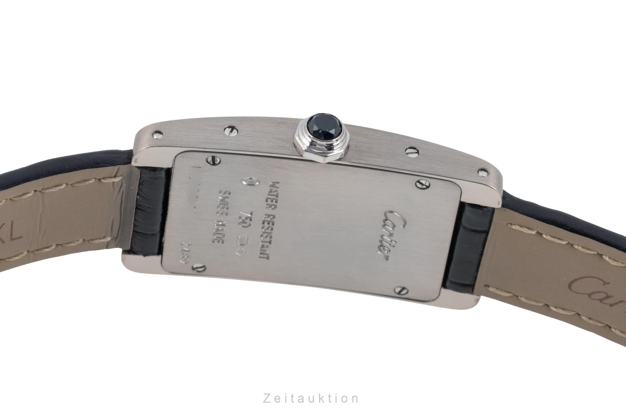 Cartier Tank Américaine or blanc 18 ct quartz montre pour femmes W2601956  [2505568]