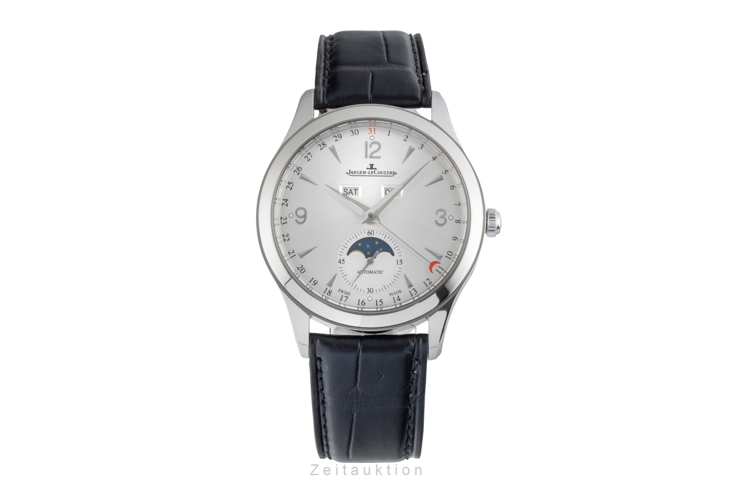 Jaeger LeCoultre Master Calendar steel automatic men's watch Q1558420  176.8.12.S  [2505578]