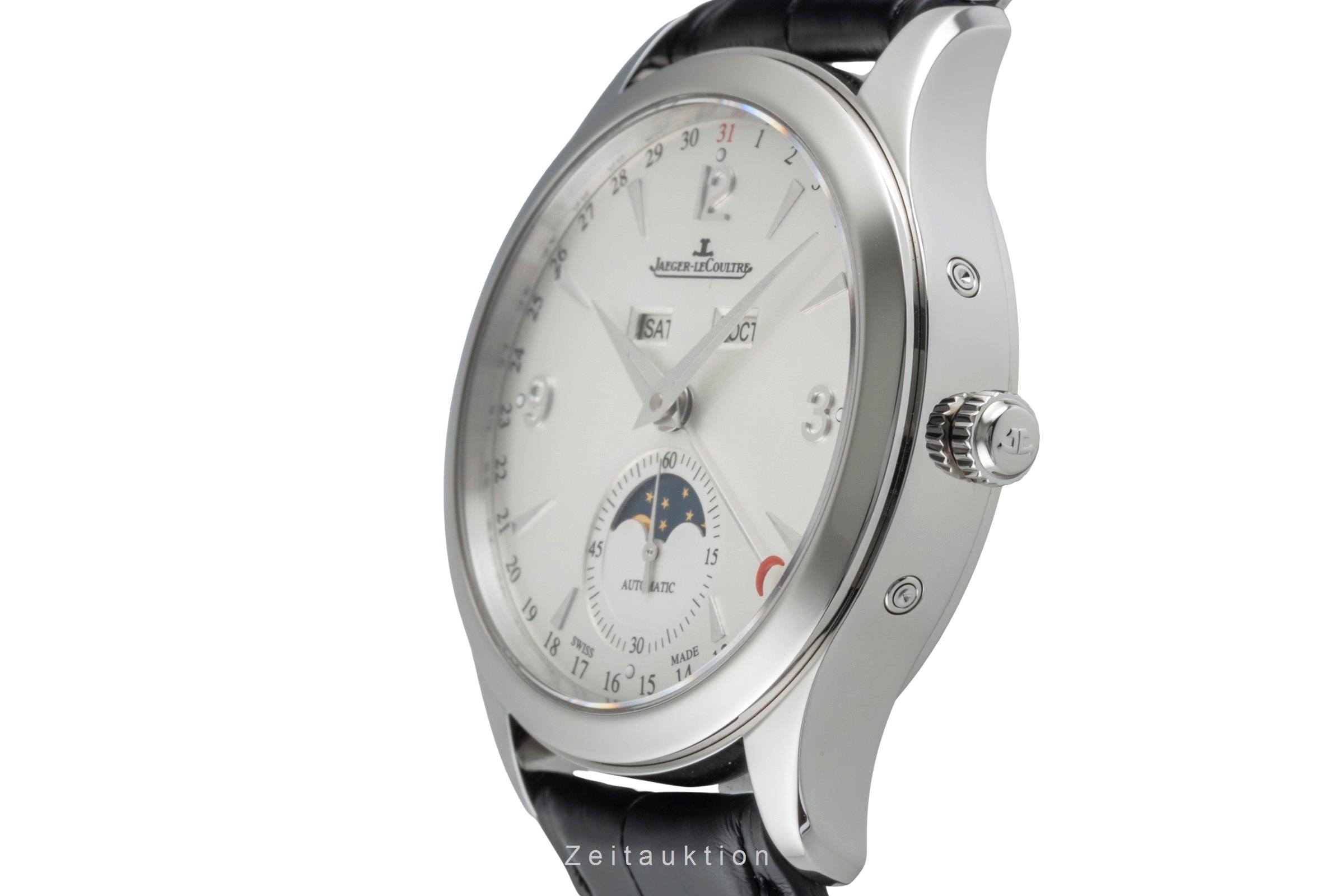 Jaeger LeCoultre Master Calendar steel automatic men's watch Q1558420  176.8.12.S  [2505578]