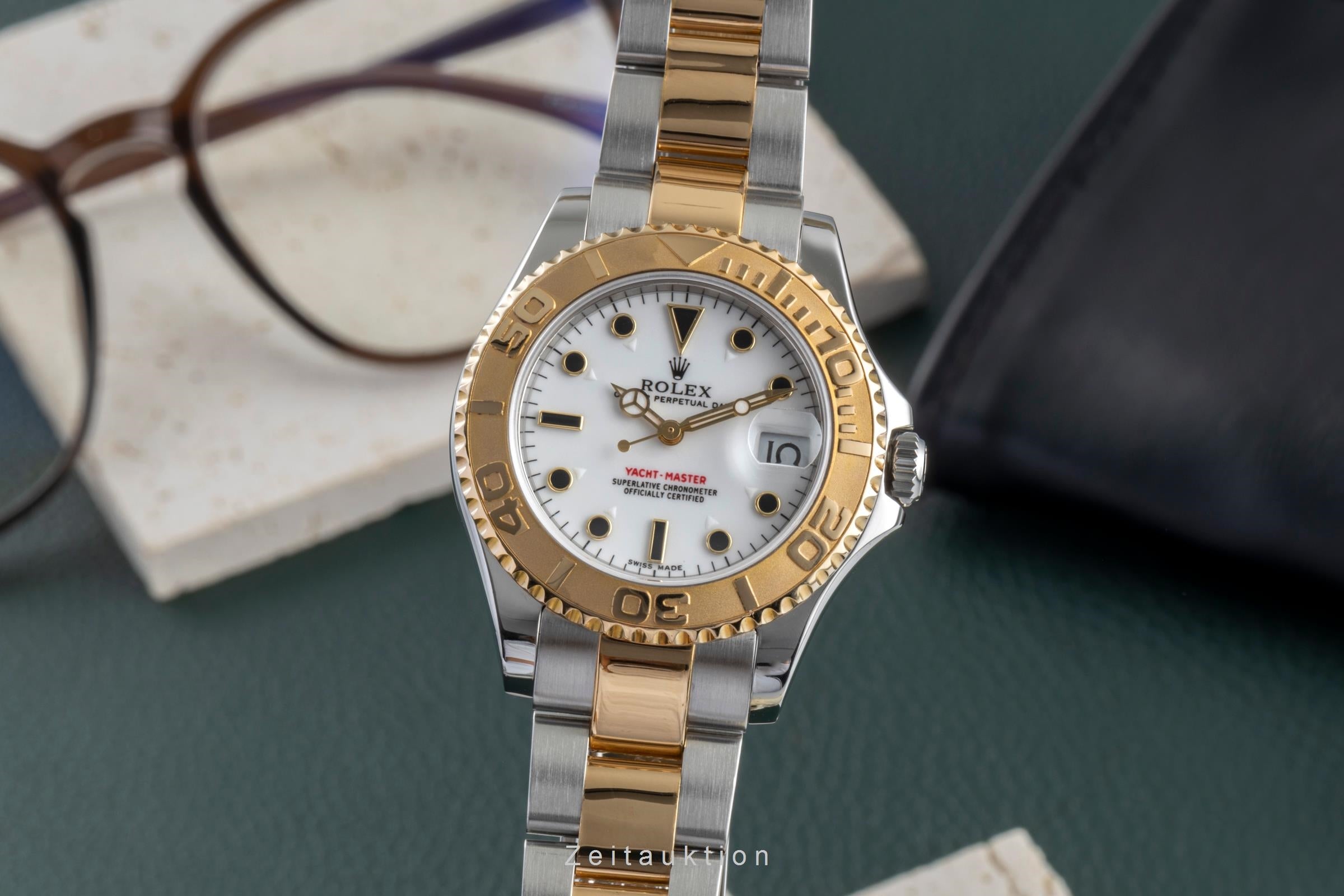 Rolex Yacht-Master acier / or  automatique montre pour hommes 168623 LP: 16000EUR  [2505579]