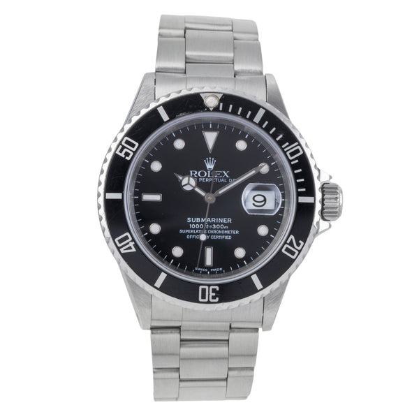 Rolex Submariner acier automatique montre pour hommes 16610  [2505580]