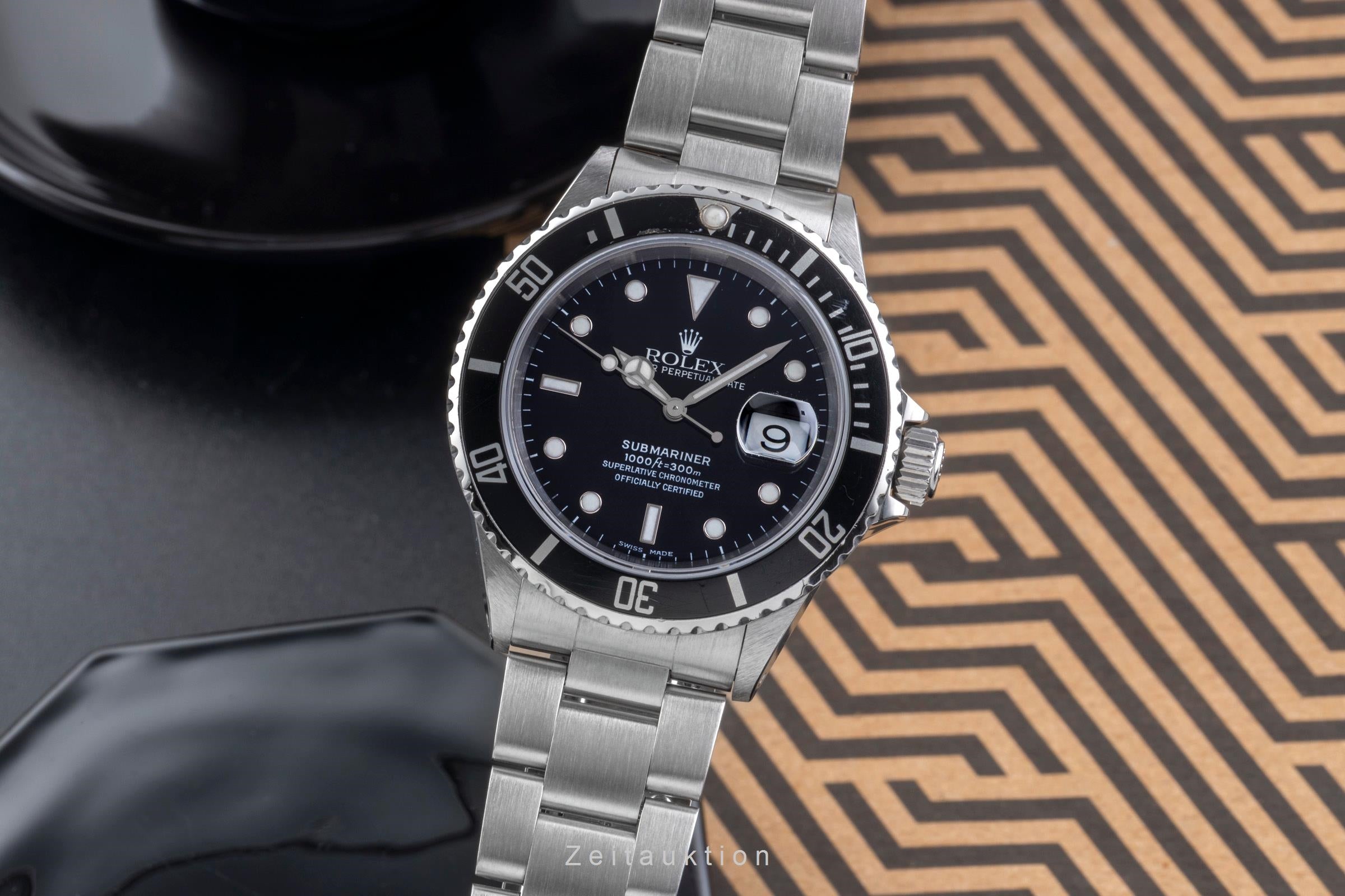 Rolex Submariner acier automatique montre pour hommes 16610  [2505580]