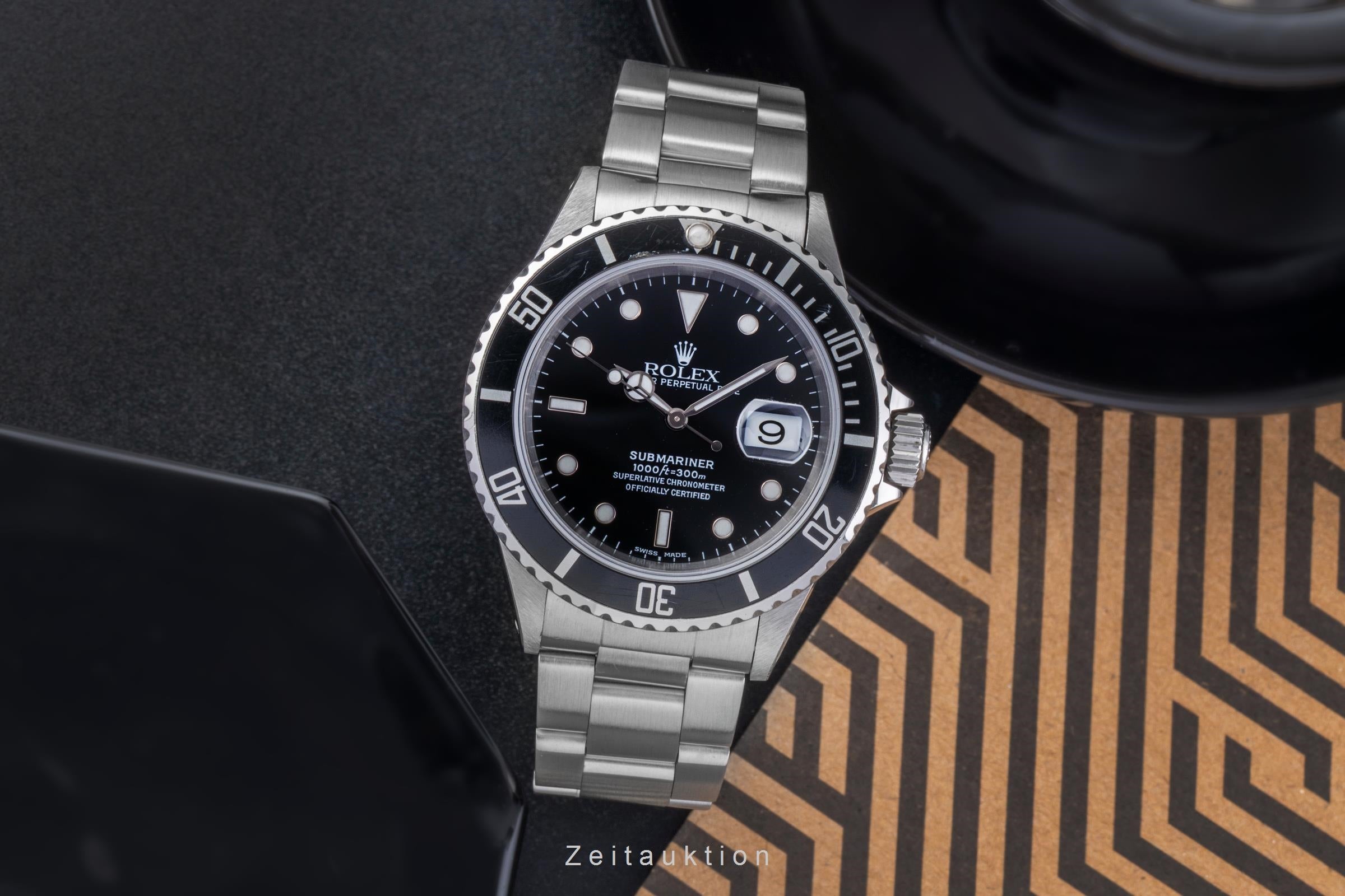 Rolex Submariner acier automatique montre pour hommes 16610  [2505580]