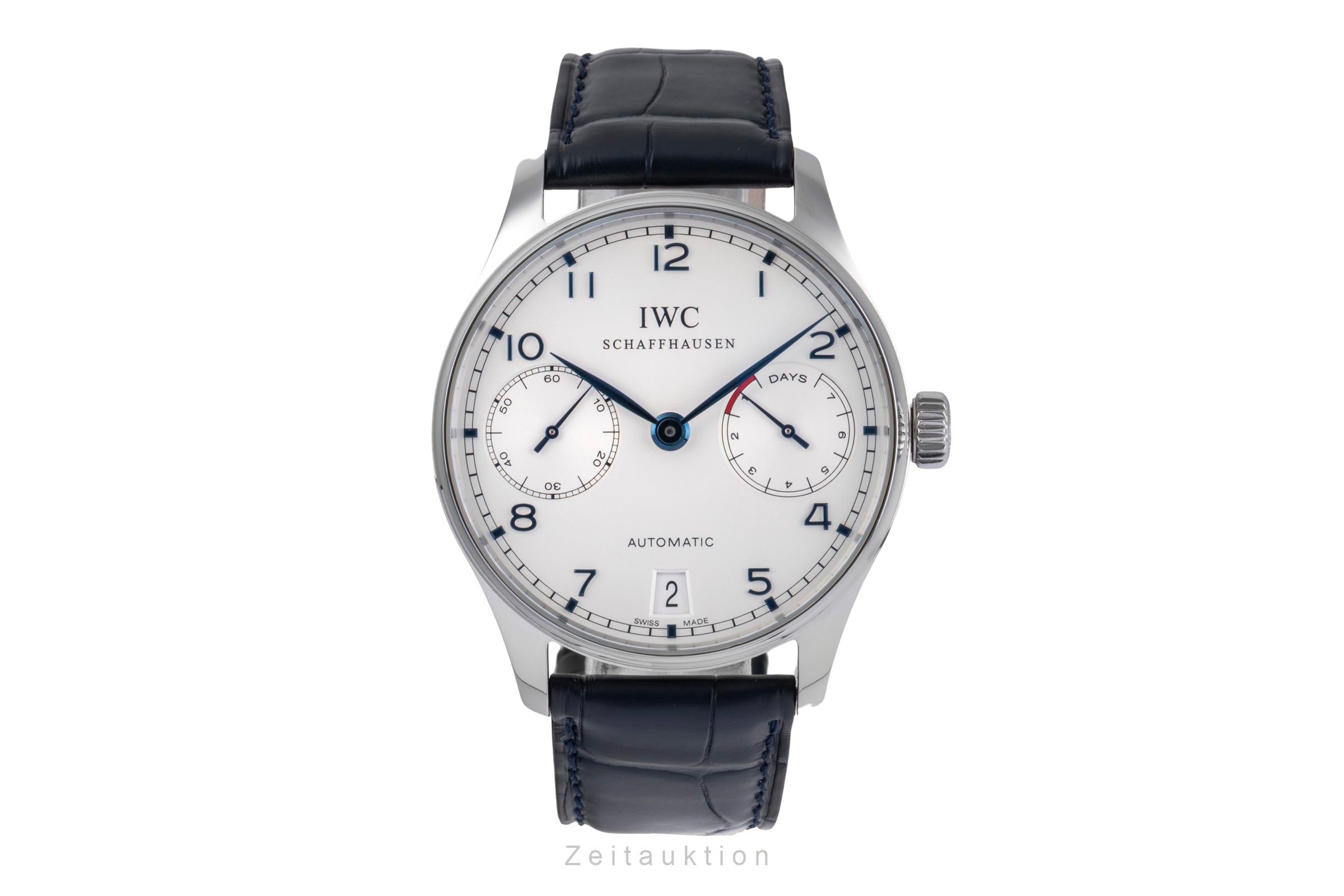 IWC Portugieser acciaio automatismo orologio da uomo IW500107 LP: 14000EUR  [2505581]