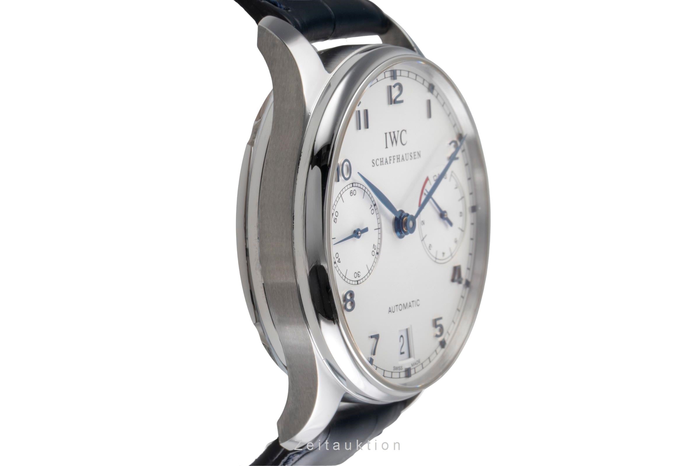 IWC Portugieser acciaio automatismo orologio da uomo IW500107 LP: 14000EUR  [2505581]