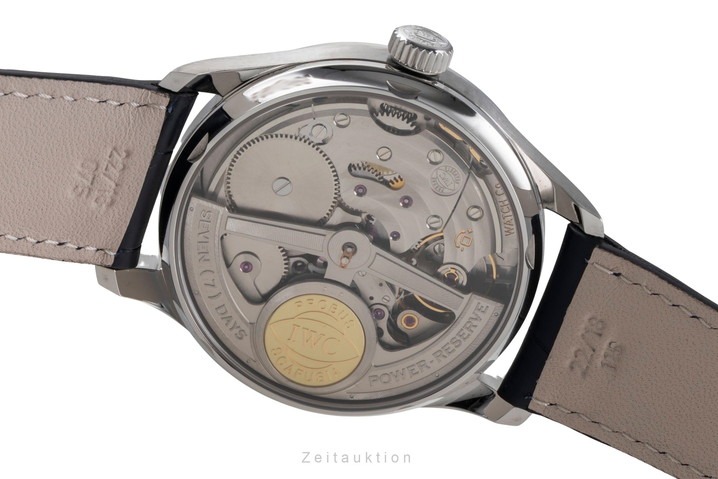 IWC Portugieser acciaio automatismo orologio da uomo IW500107 LP: 14000EUR  [2505581]