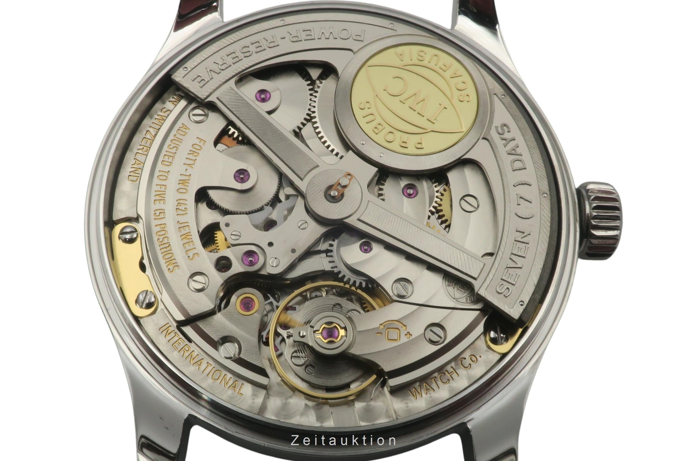IWC Portugieser acciaio automatismo orologio da uomo IW500107 LP: 14000EUR  [2505581]