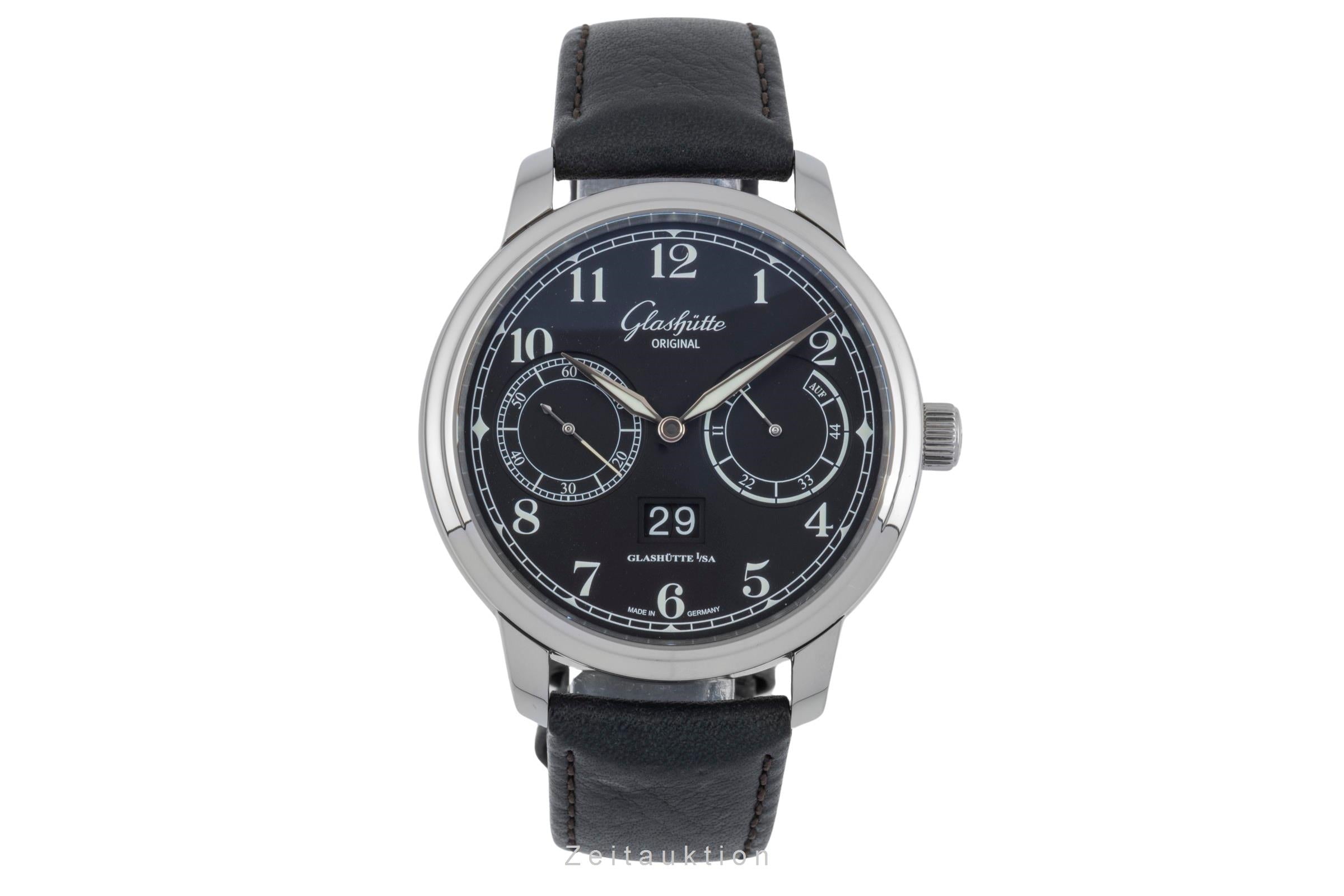 Glashütte Senator acier automatique montre pour hommes 100-14-07-02-30  [2505584]