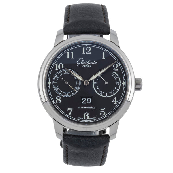 Glashütte Senator acier automatique montre pour hommes 100-14-07-02-30  [2505584]