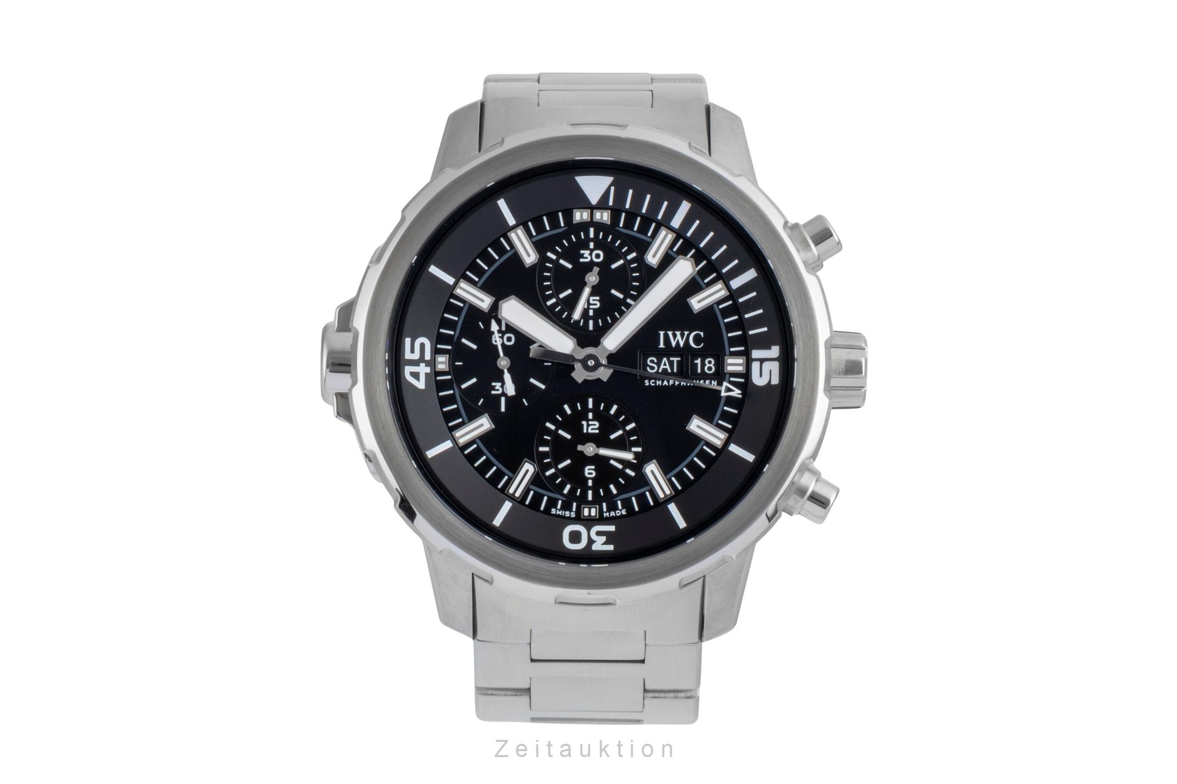 IWC Aquatimer chronographe acier automatique montre pour hommes IW376804 LP: 8800EUR  [2505585]