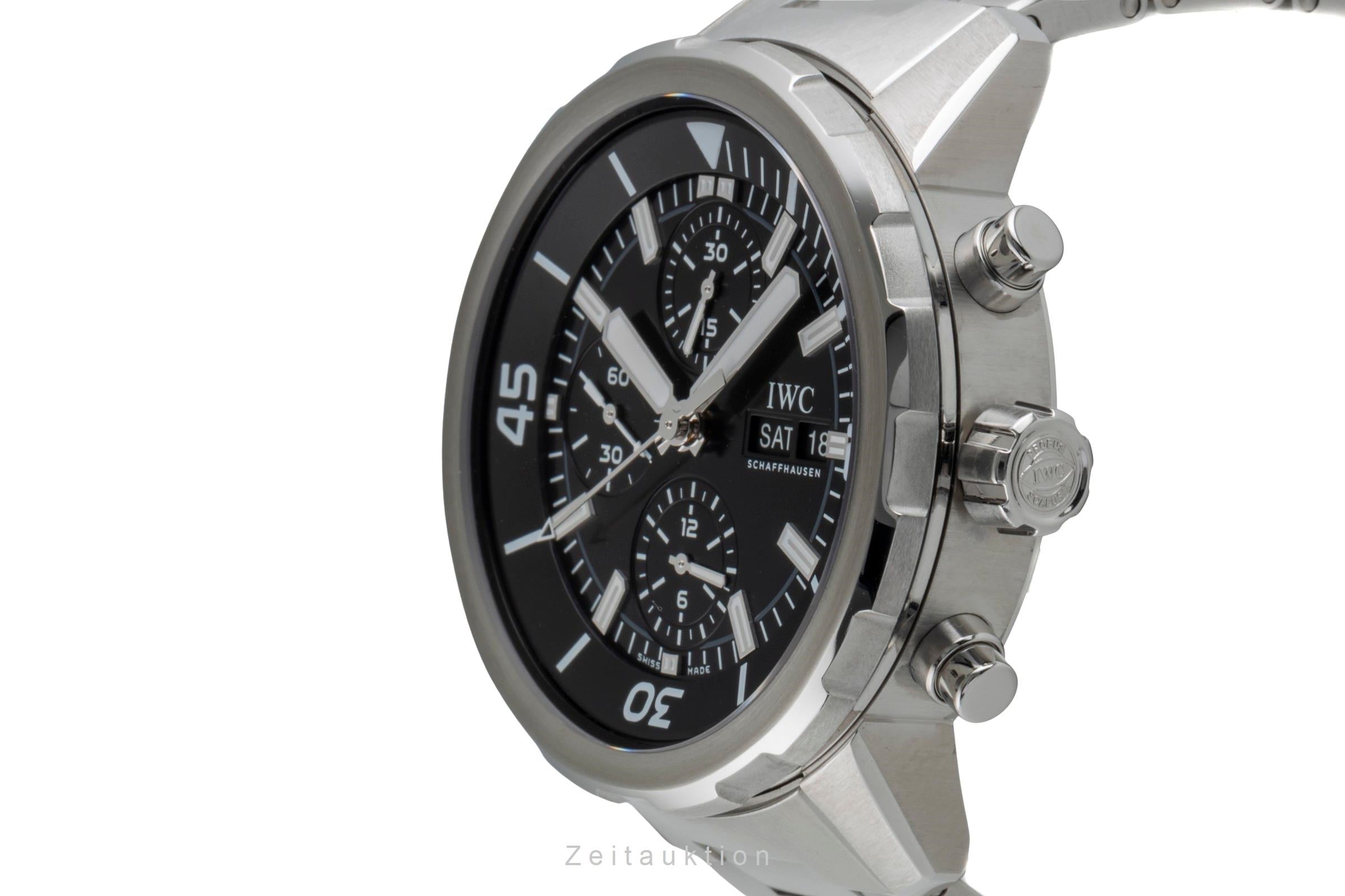 IWC Aquatimer chronographe acier automatique montre pour hommes IW376804 LP: 8800EUR  [2505585]