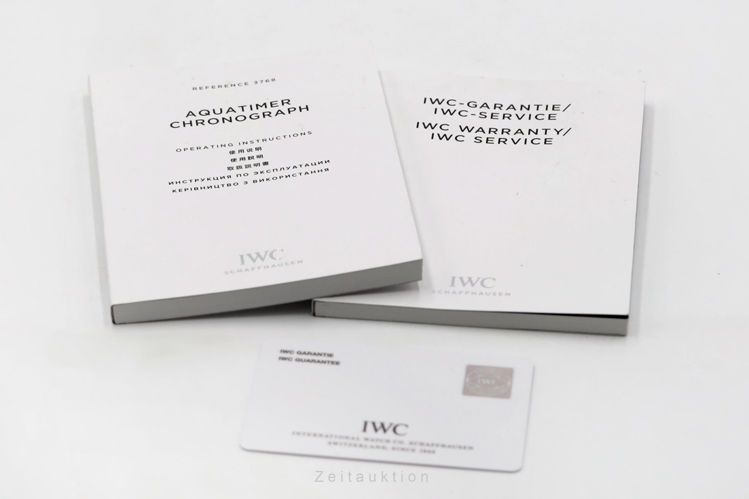 IWC Aquatimer chronographe acier automatique montre pour hommes IW376804 LP: 8800EUR  [2505585]