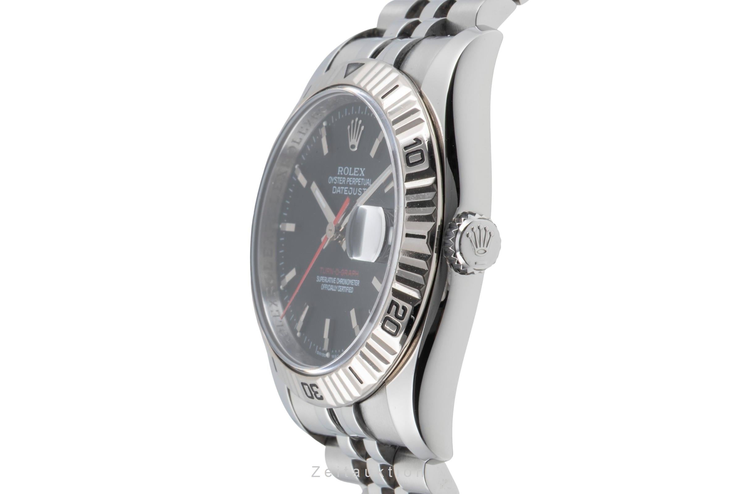 デジタウン Rolex Datejust Turn-O-Graph steel / white gold automatic Kal. 3135