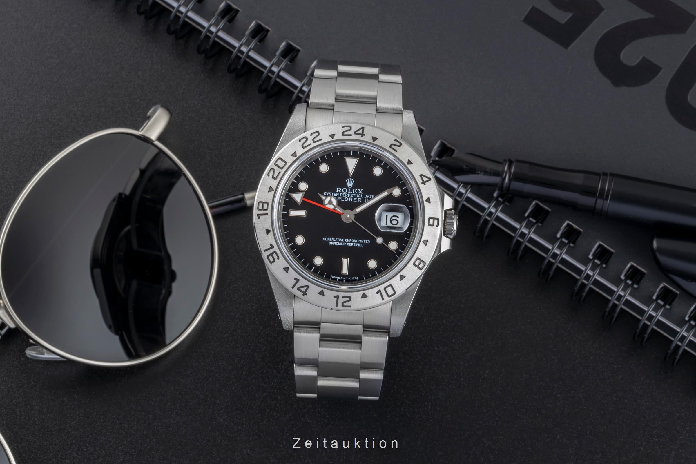 Rolex Explorer II acier automatique montre pour hommes 16570  [2505588]