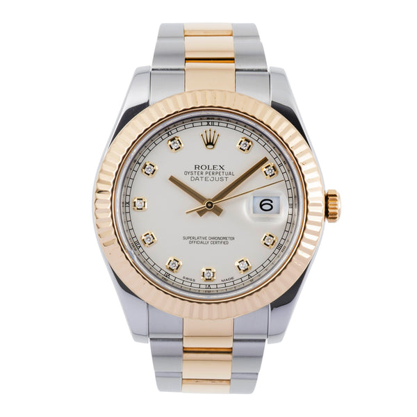 Rolex Datejust steel / gold automatic men's watch 116333  [2505589]