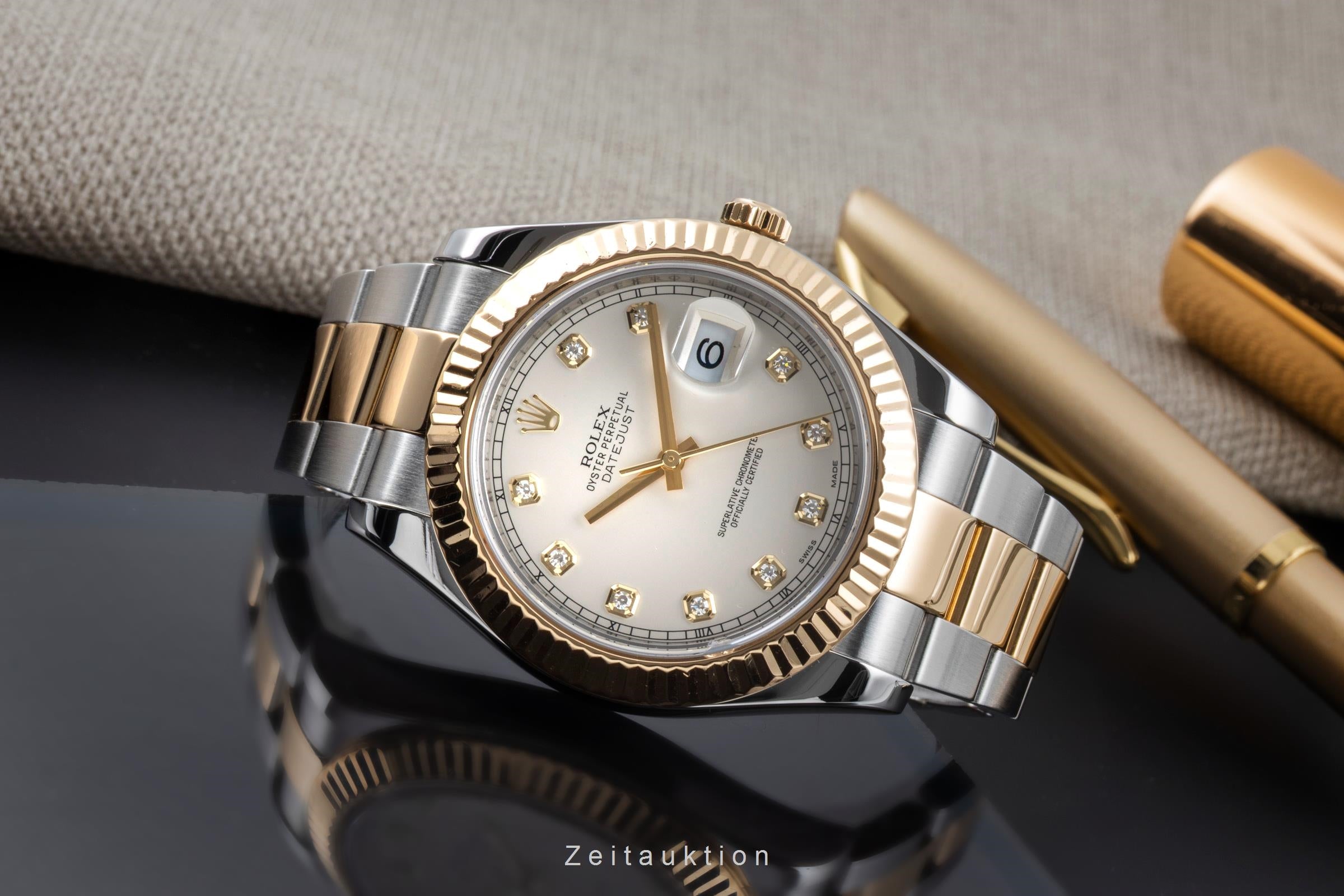 Rolex Datejust Steel Gold Automatic Kal 3136 Ref 116333 2505589 Rolex Datejust Steel Gold Automatic Kal 3136 Ref 116333 2505589