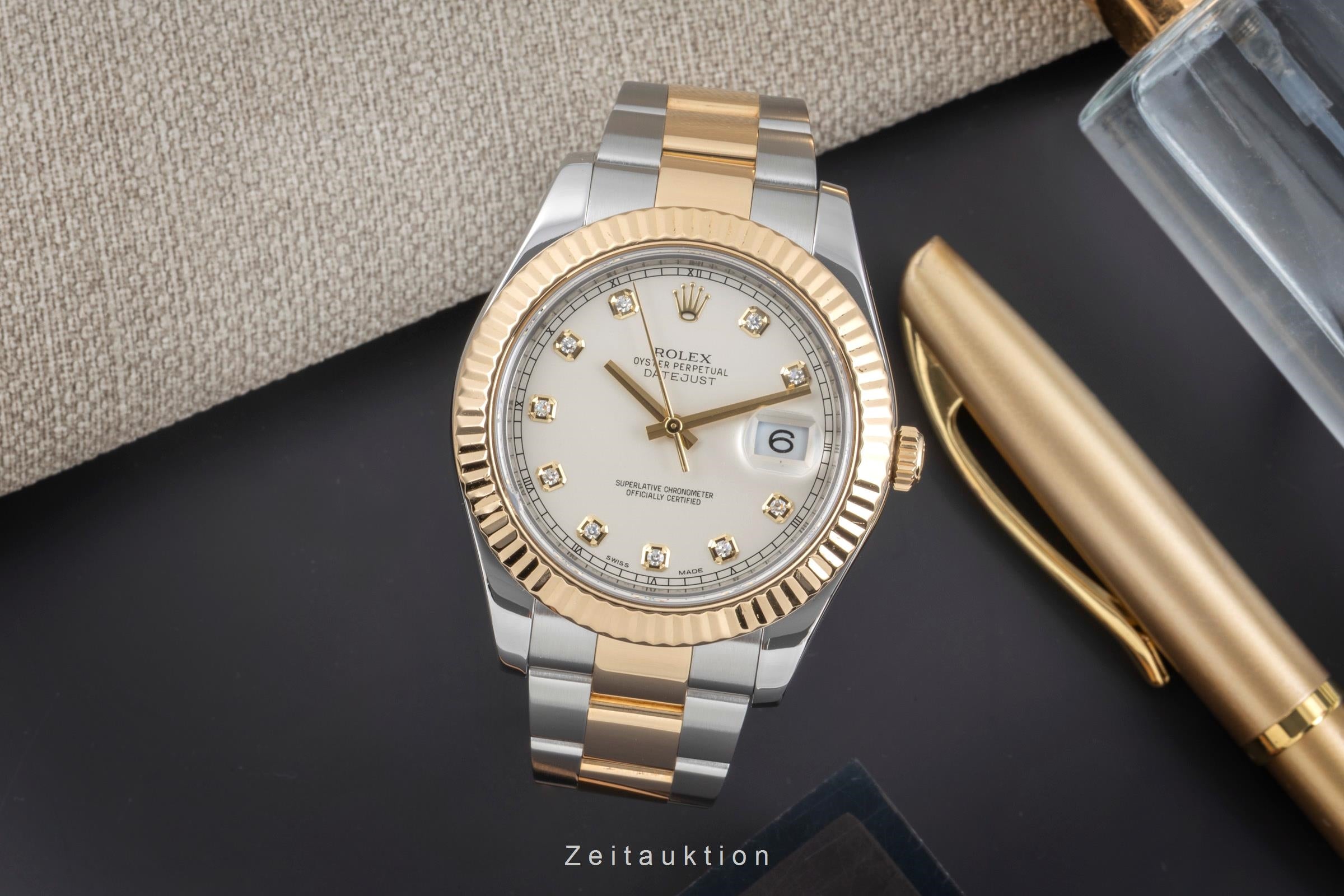 Rolex Datejust steel / gold automatic men's watch 116333  [2505589]