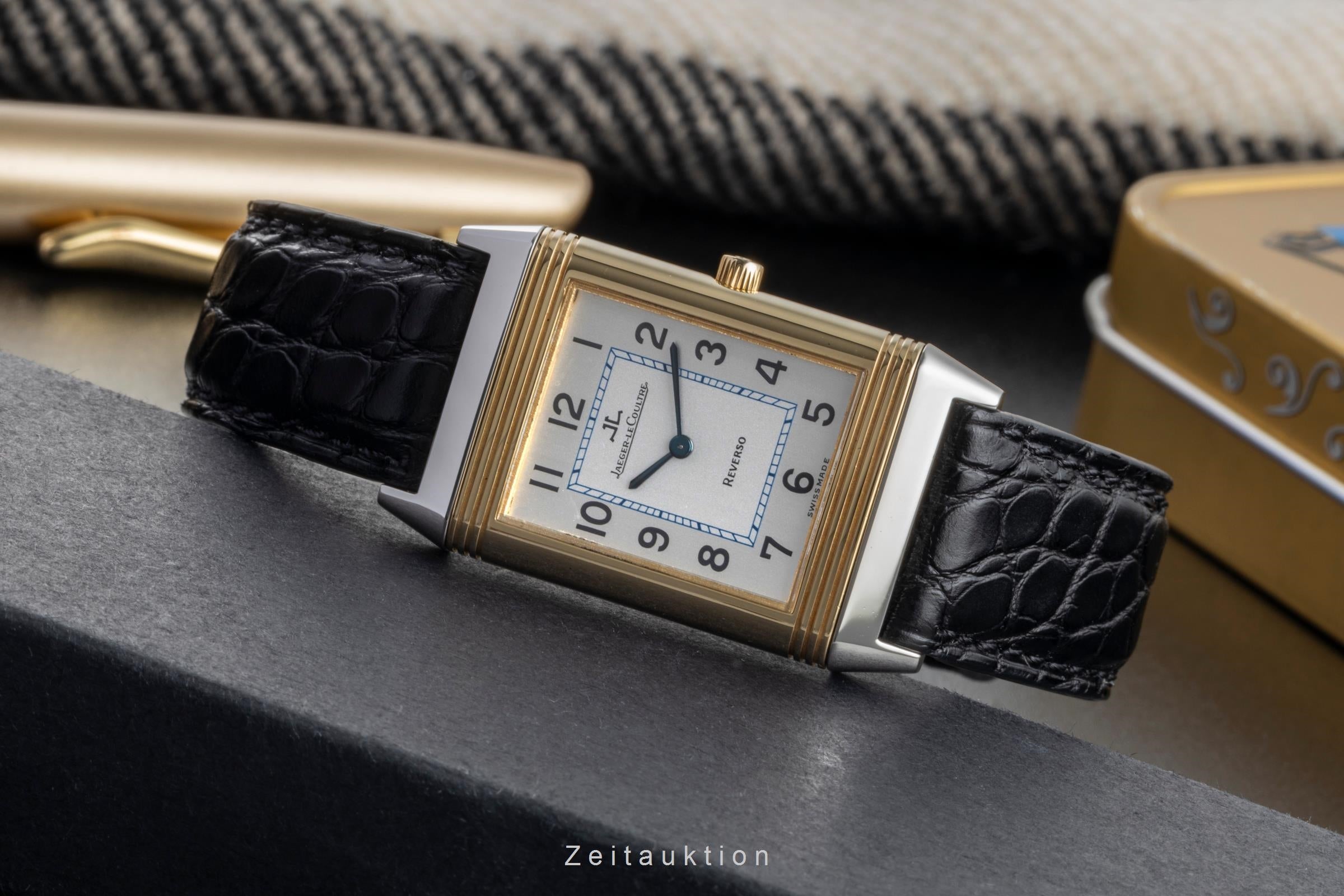 Jaeger LeCoultre Reverso acier / or  quartz montre pour hommes Q2515420 , 250.5.08 LP: 7500EUR  [2505590]