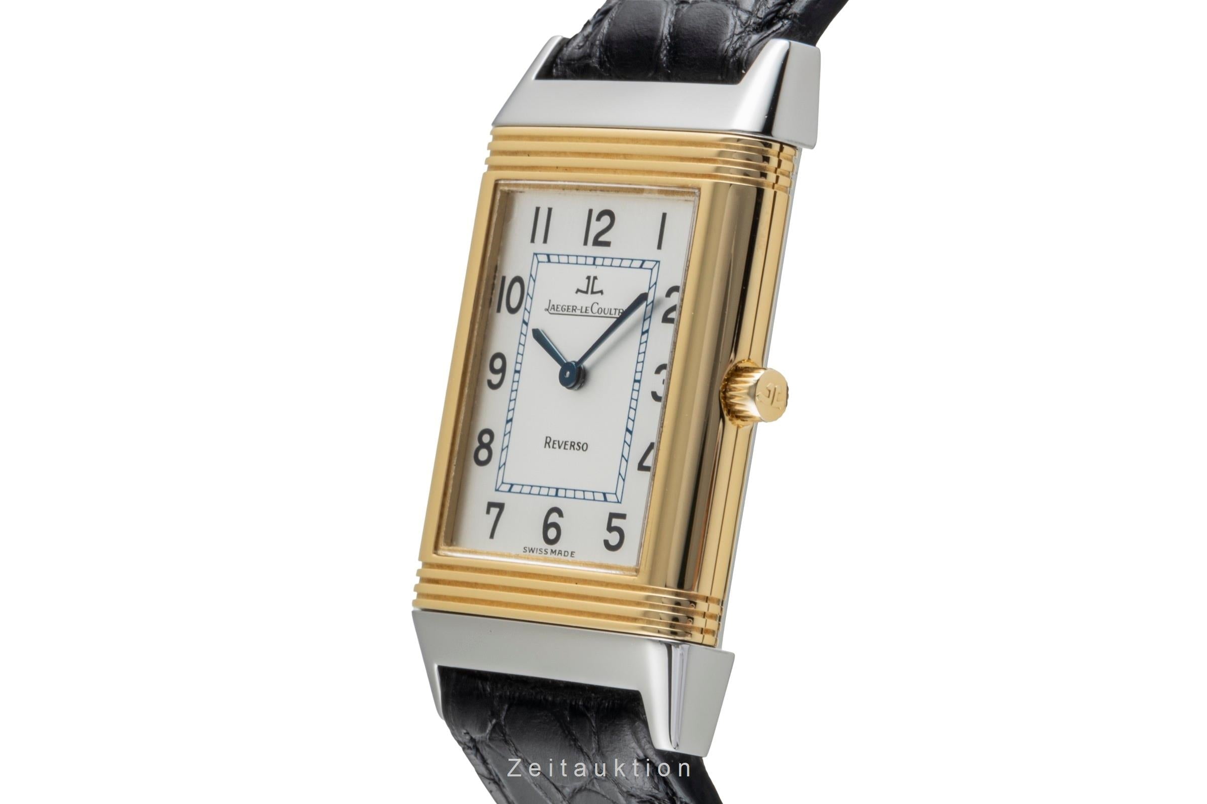 Jaeger LeCoultre Reverso acier / or  quartz montre pour hommes Q2515420 , 250.5.08 LP: 7500EUR  [2505590]