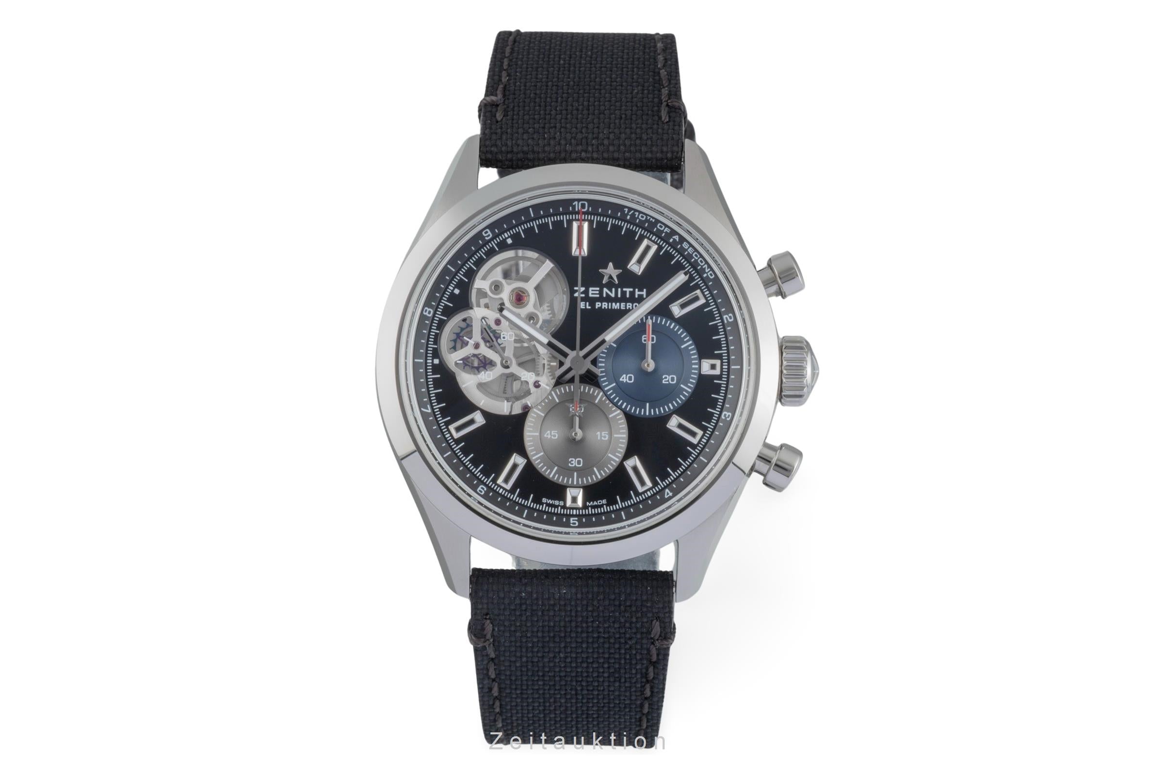 Zenith Chronomaster cronografo acciaio automatismo orologio da uomo 03.3300.3604/21.C822 LP: 10100EUR  [2505595]
