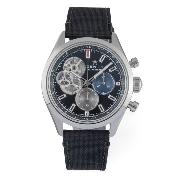Zenith Chronomaster cronografo acciaio automatismo orologio da uomo 03.3300.3604/21.C822 LP: 10100EUR  [2505595]