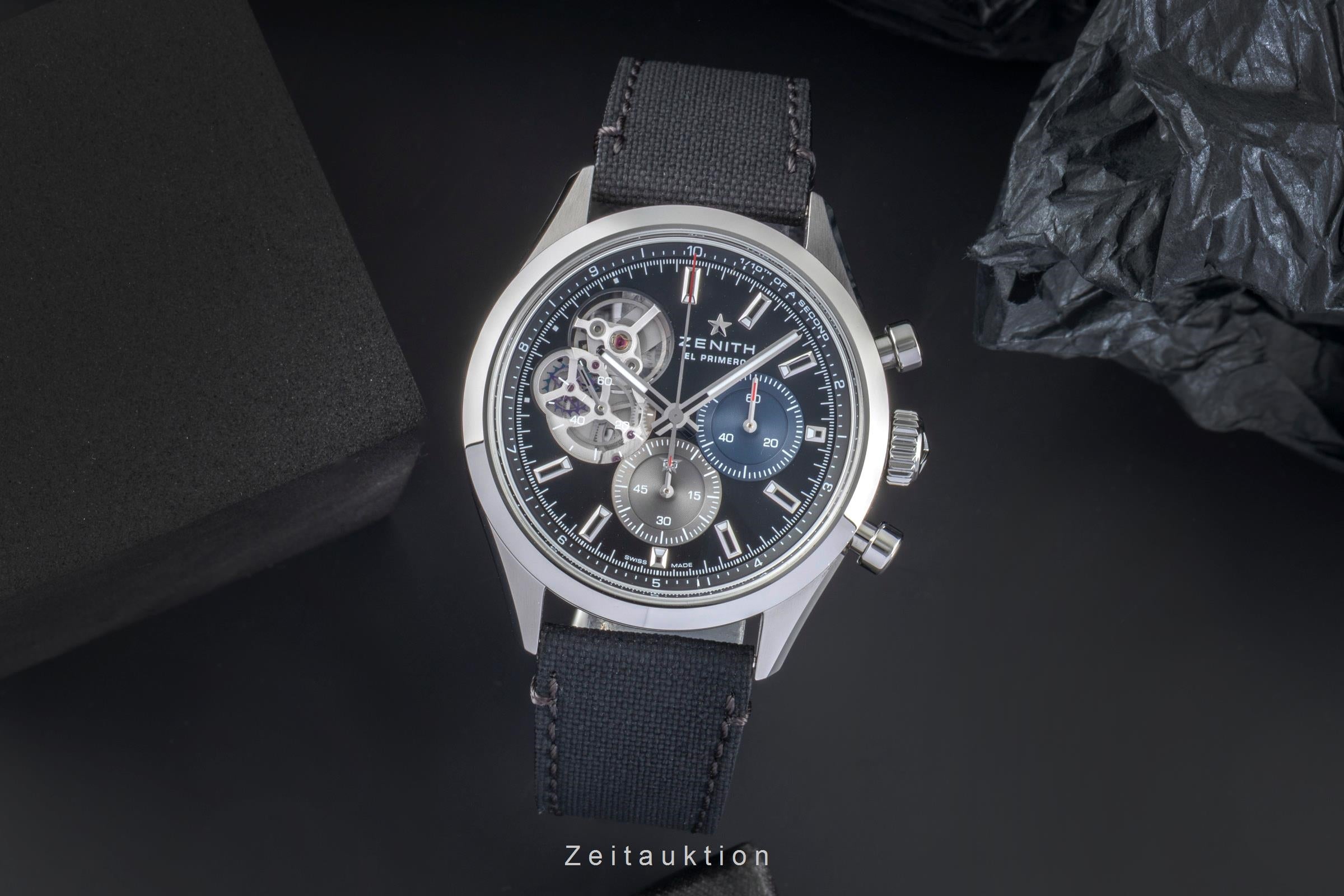 Zenith Chronomaster cronografo acciaio automatismo orologio da uomo 03.3300.3604/21.C822 LP: 10100EUR  [2505595]