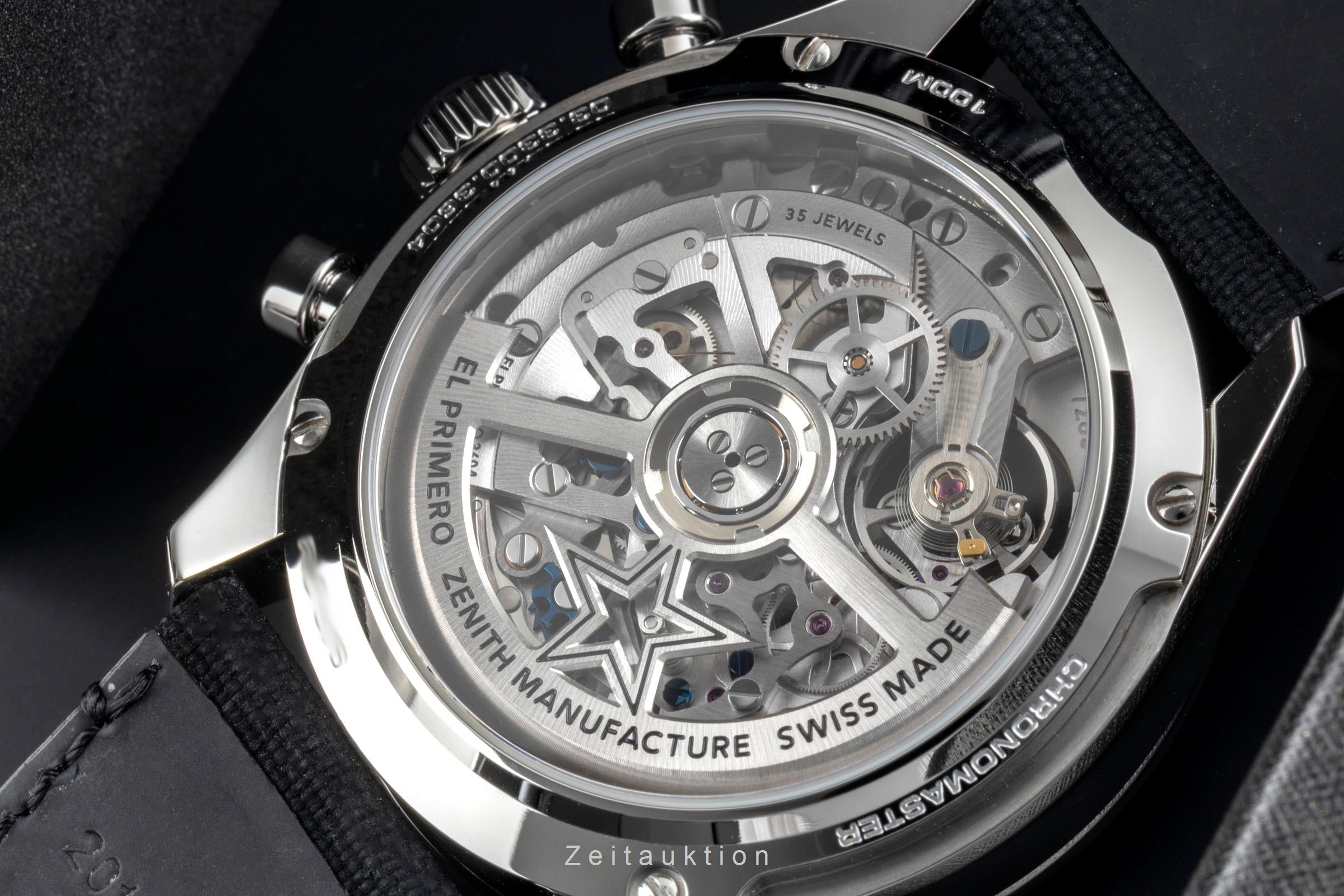 Zenith Chronomaster cronografo acciaio automatismo orologio da uomo 03.3300.3604/21.C822 LP: 10100EUR  [2505595]