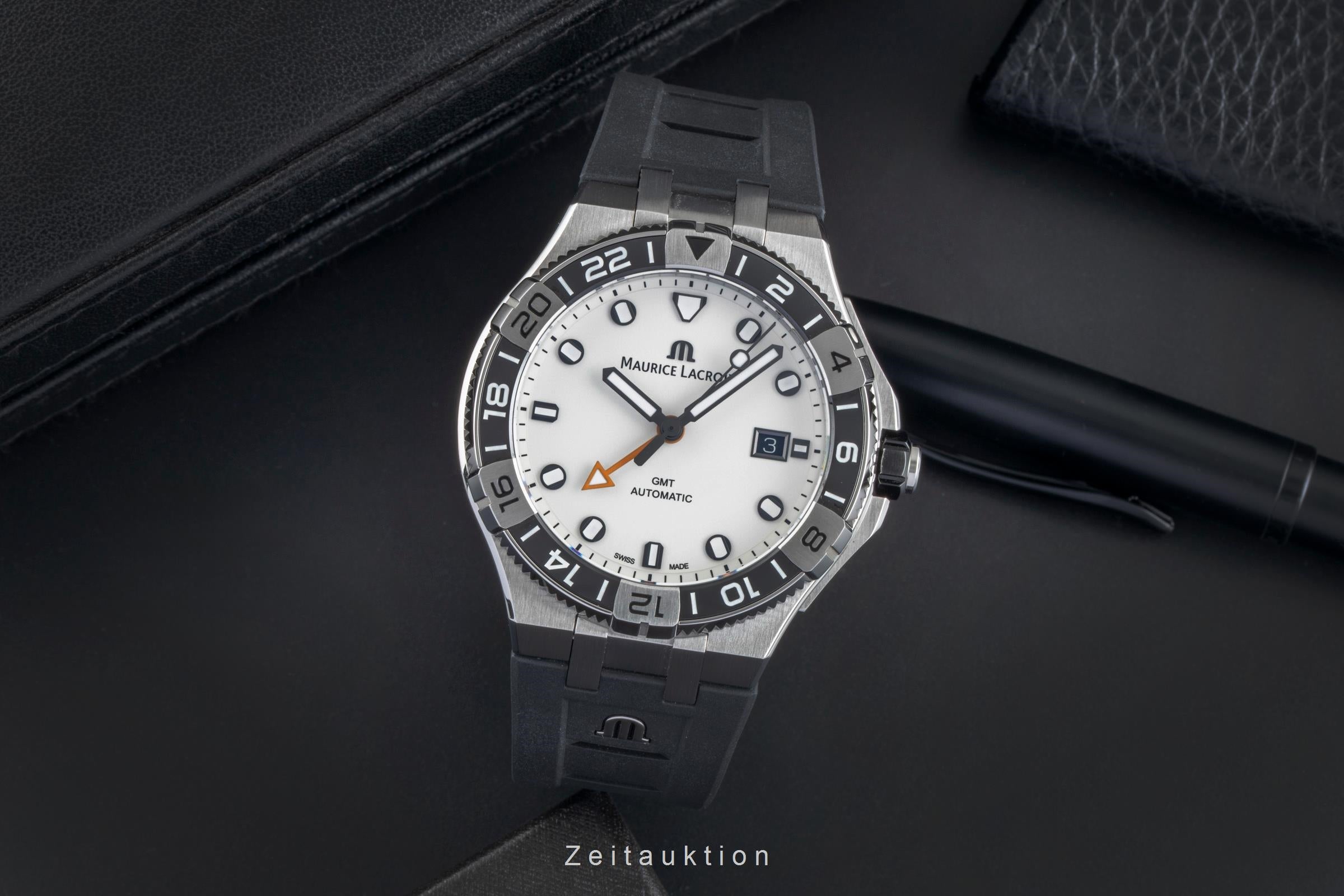 Maurice Lacroix Aikon Venturer GMT Stahl Automatik AI6158-SS001-130-2 B&P 2025 [2505596]