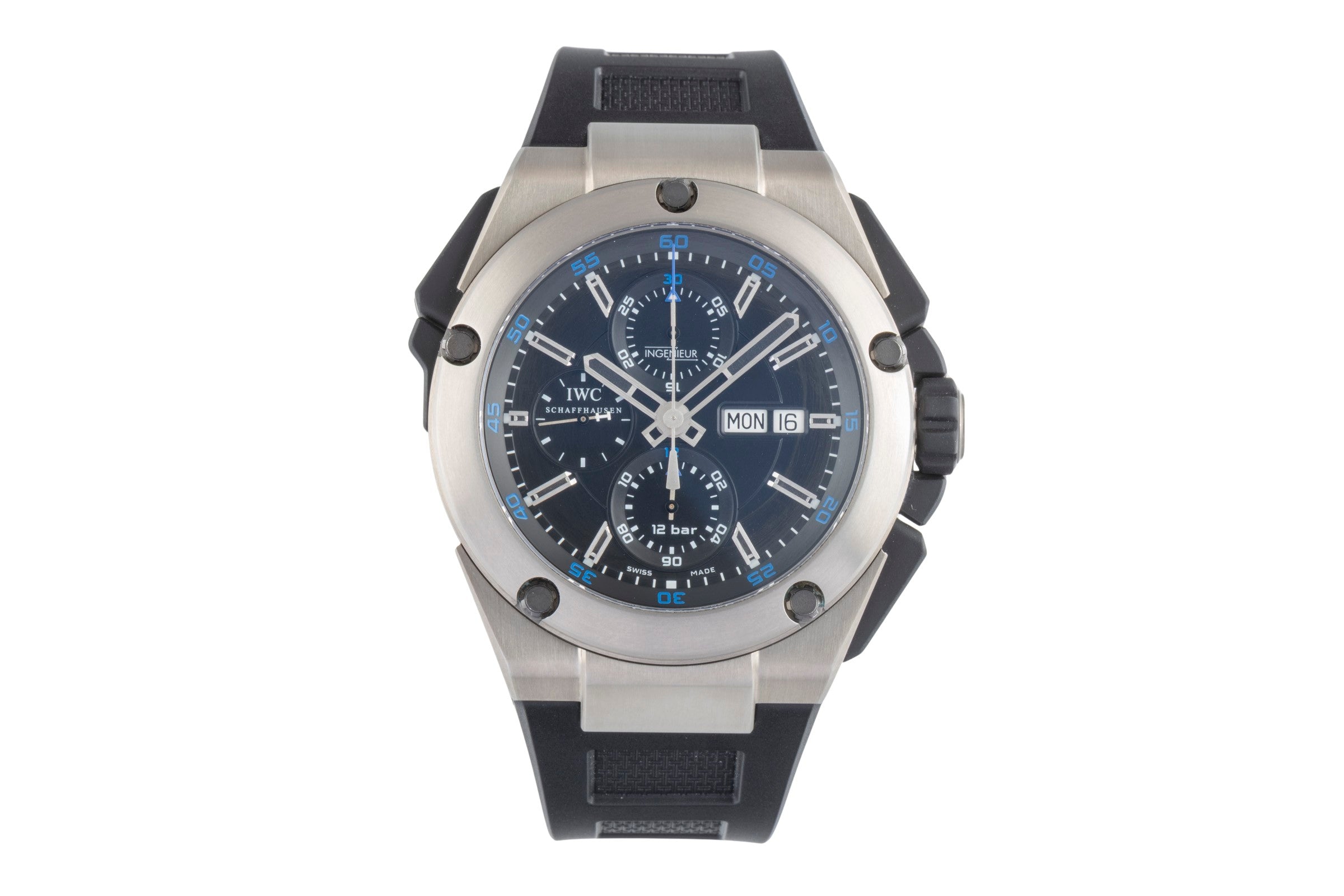 IWC Ingenieur cronografo titanio automatismo orologio da uomo IW376501  [2505597]