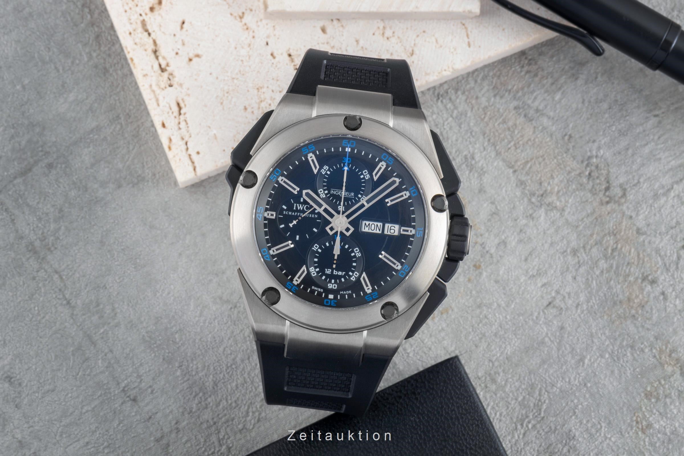 IWC Ingenieur cronografo titanio automatismo orologio da uomo IW376501  [2505597]