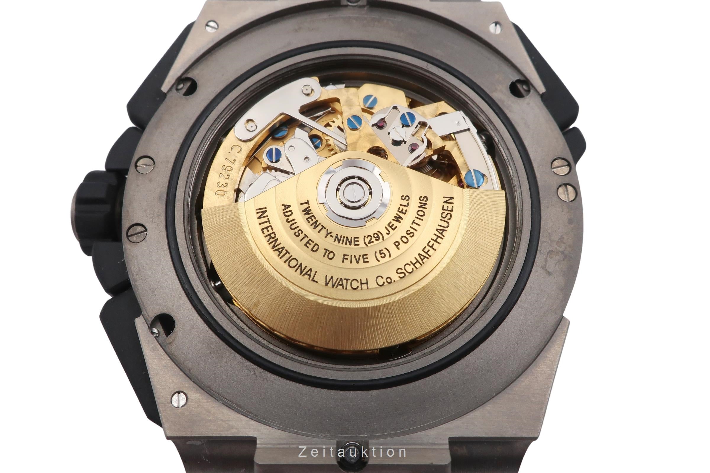 IWC Ingenieur cronografo titanio automatismo orologio da uomo IW376501  [2505597]